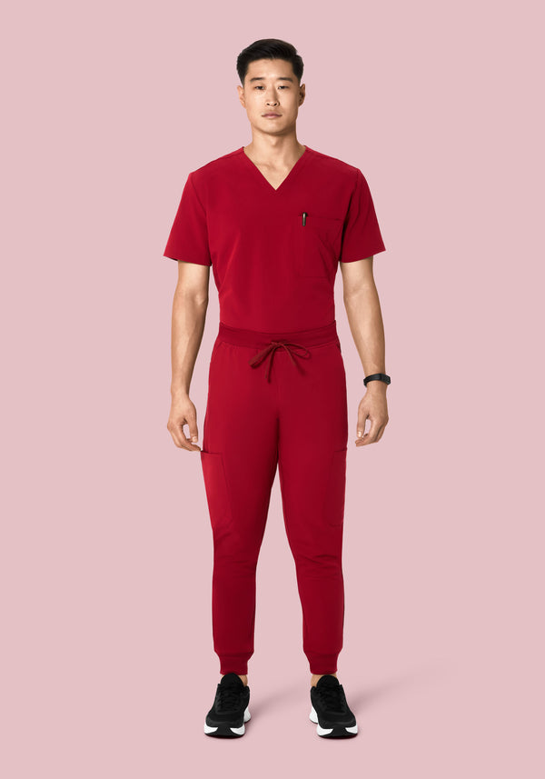 7 Pocket Joggers Cardinal