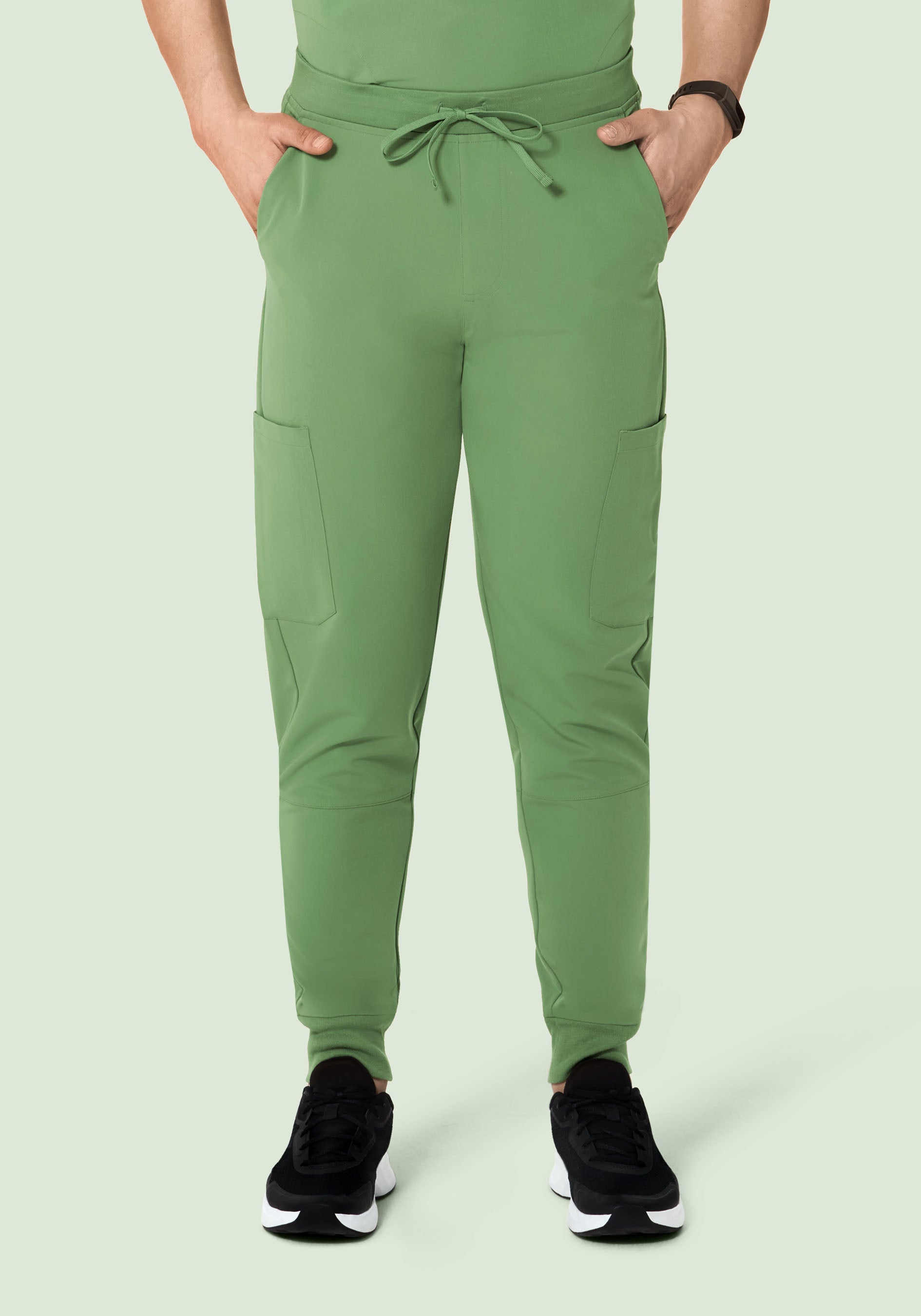 7 Pocket Joggers Hazel Green