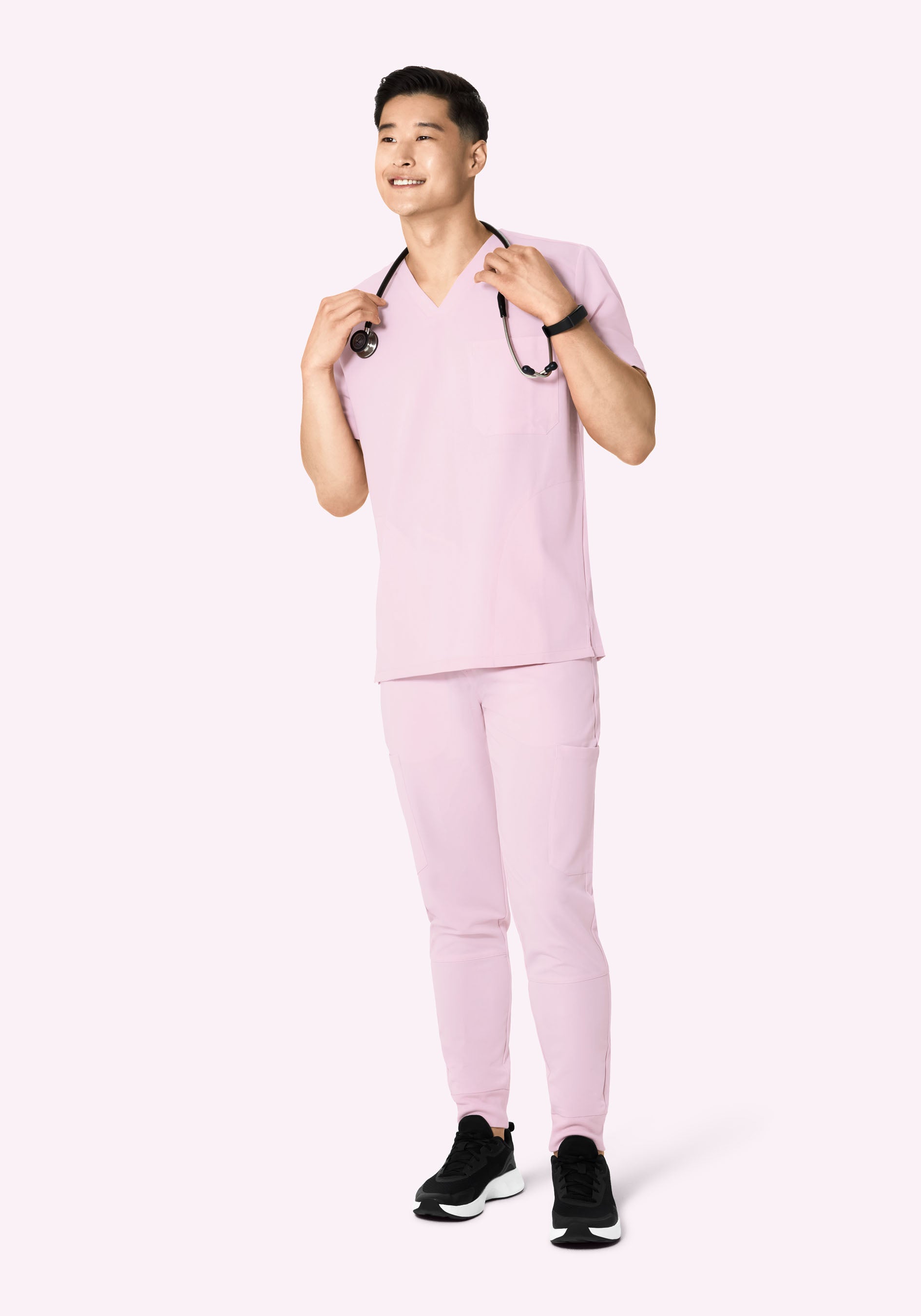 Three Pocket Top Misty Rose