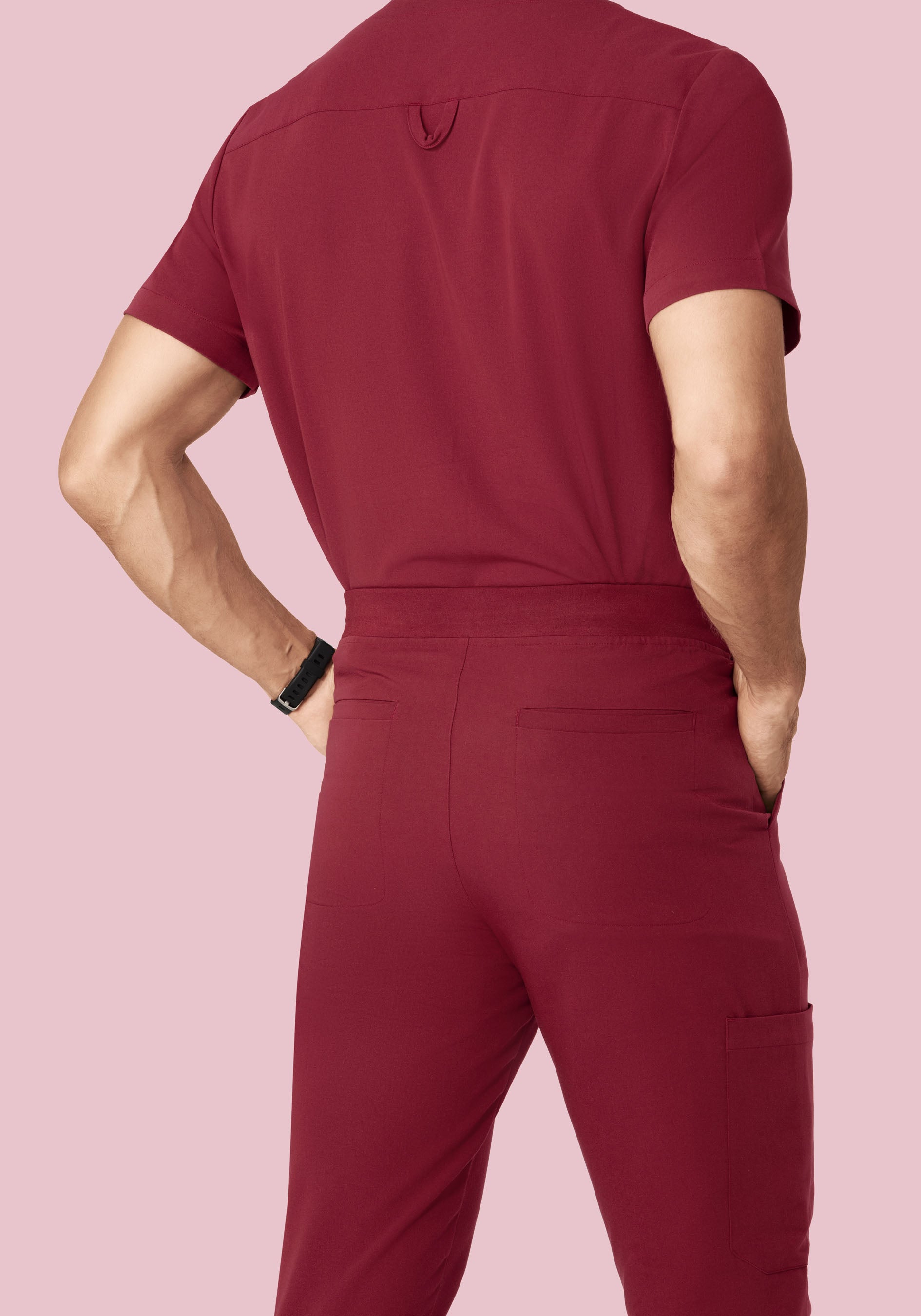 7 Pocket Joggers Garnet