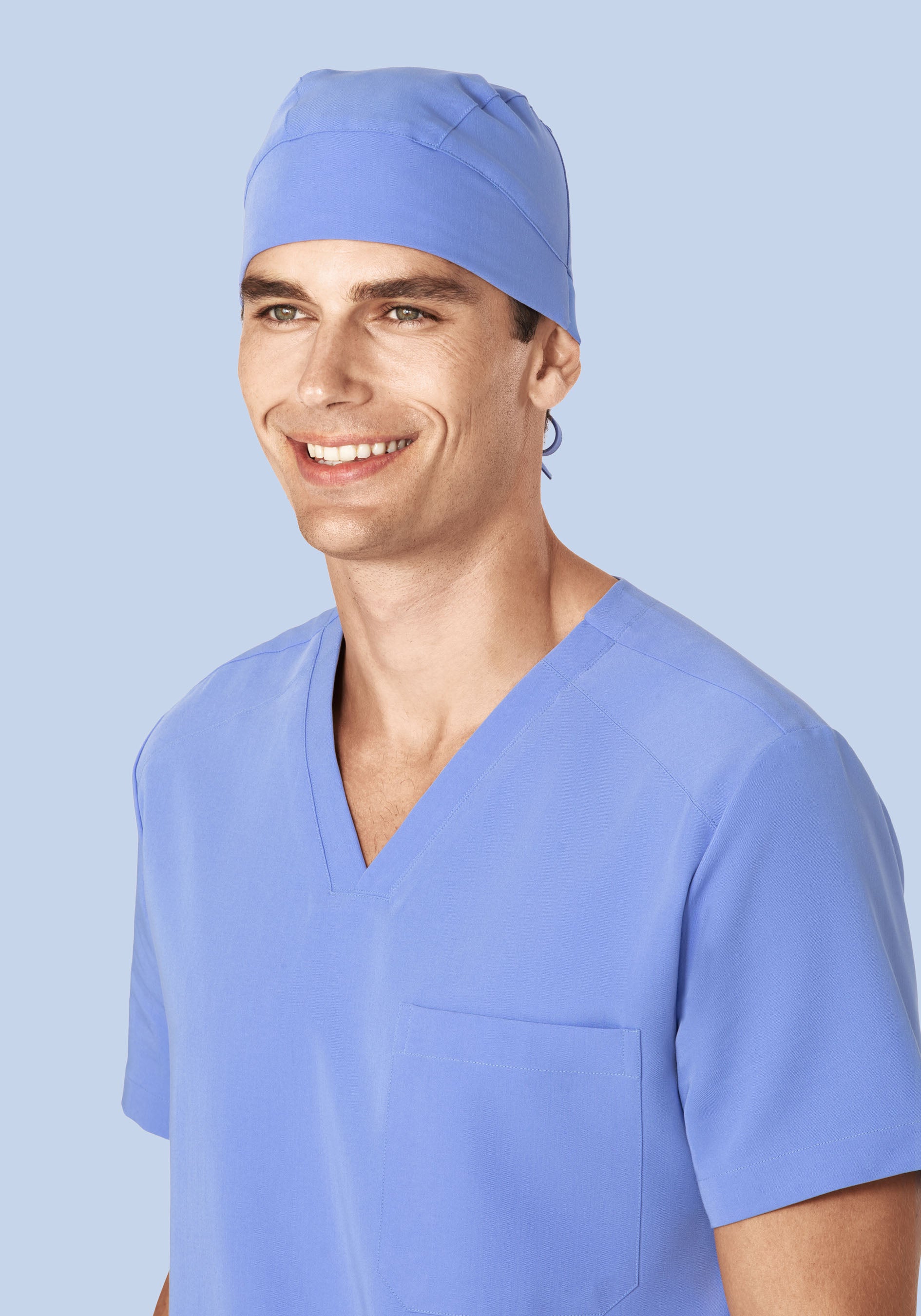 Contemporary Scrub Cap French Blue