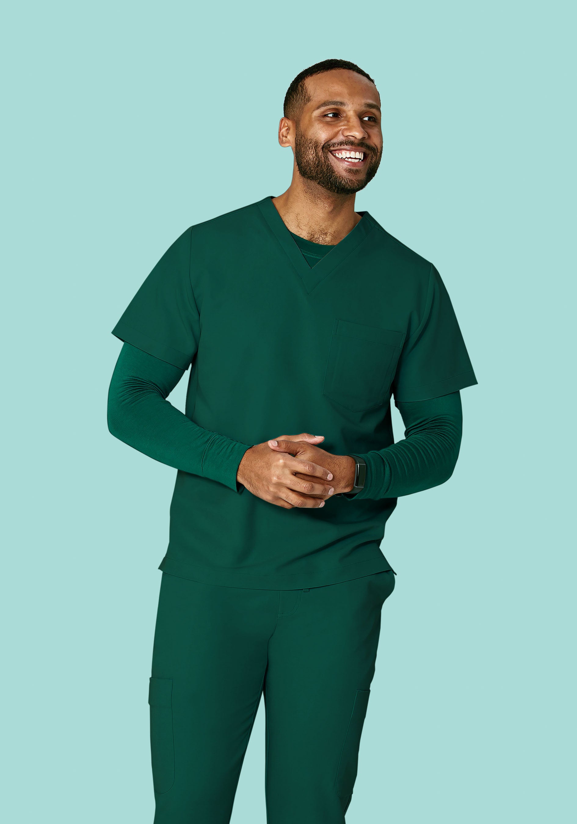 Men's Underscrubs Hunter Green