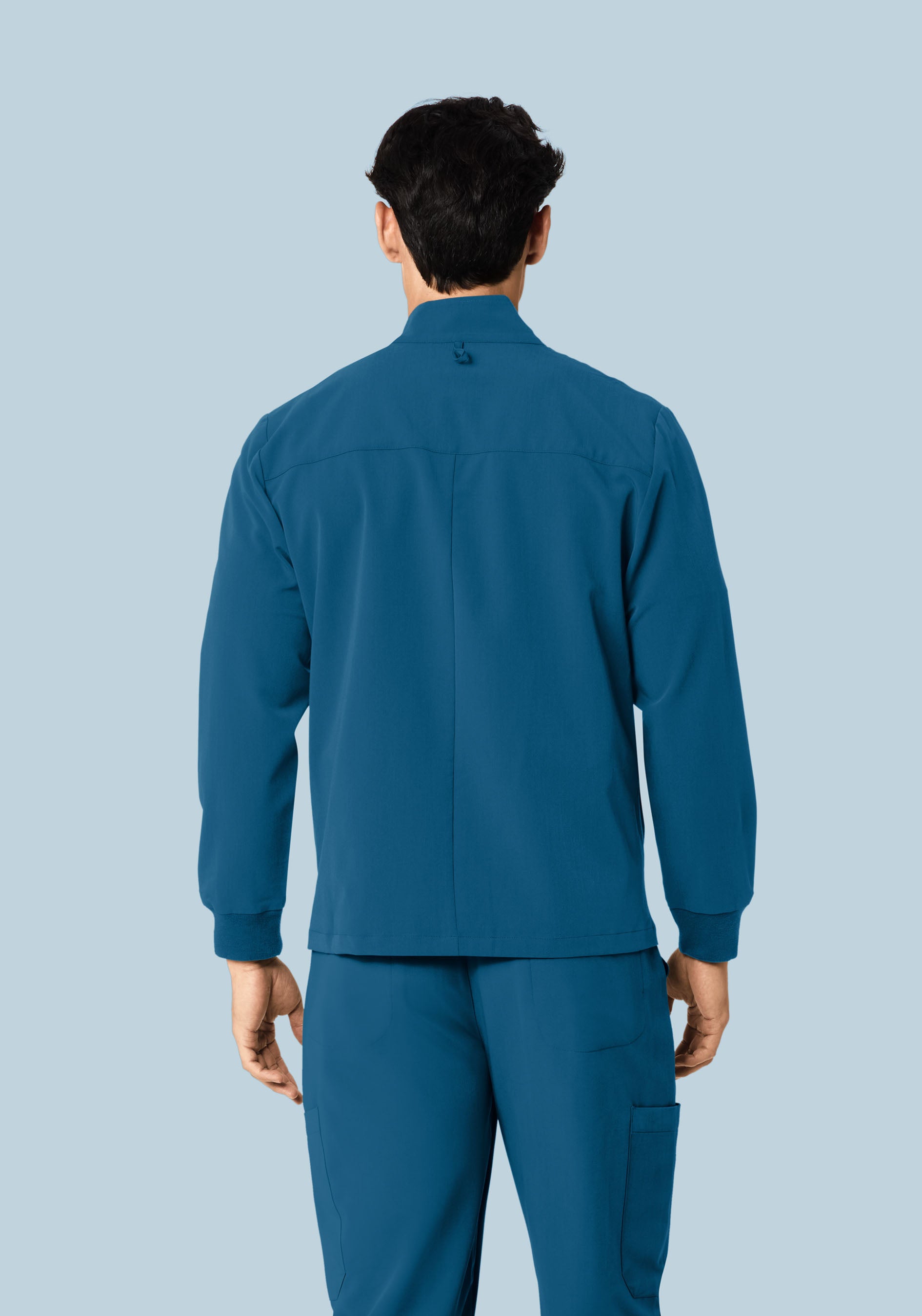 Men's Modern Scrub Jacket Harbor Blue