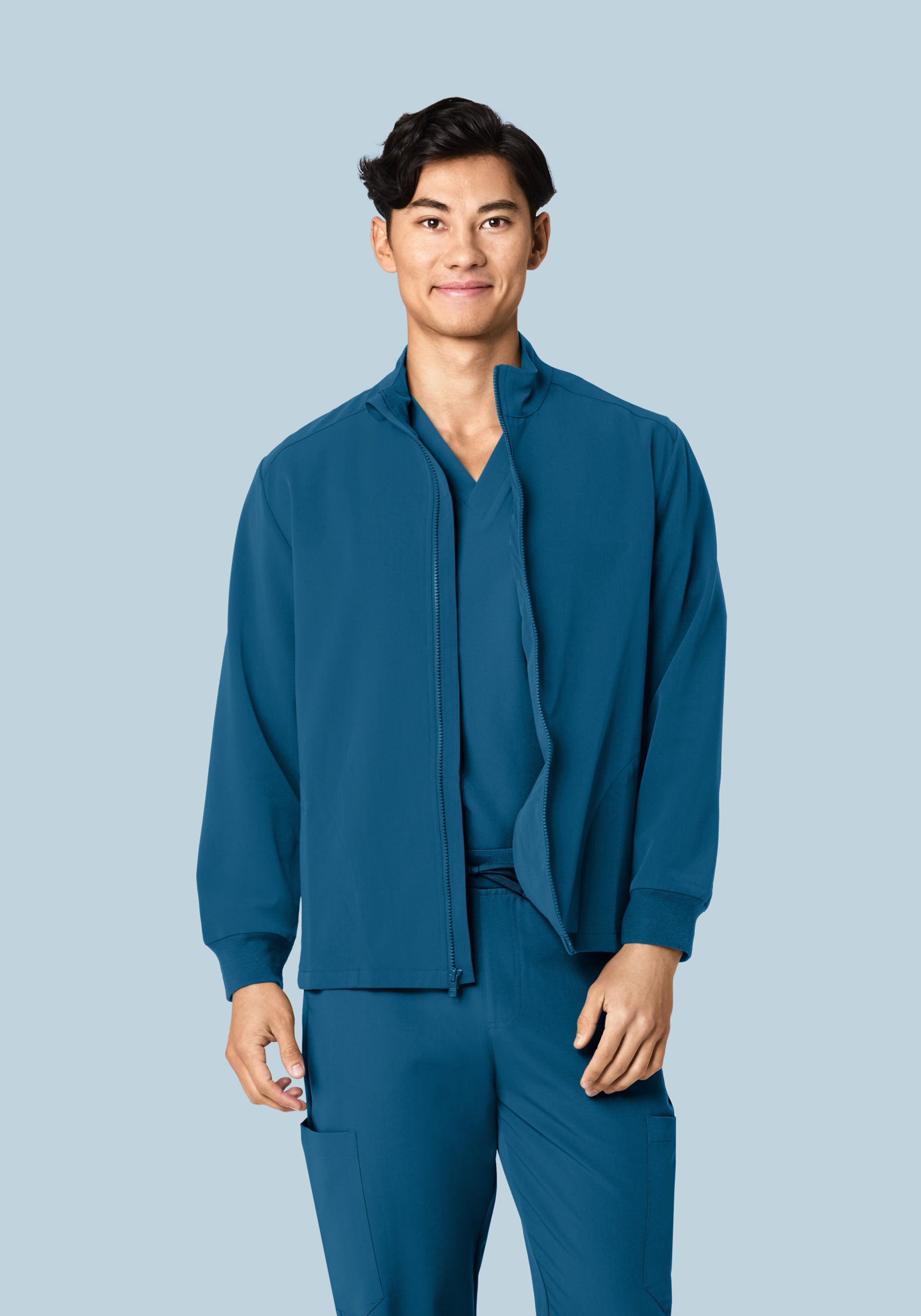 Men's Modern Scrub Jacket Harbor Blue