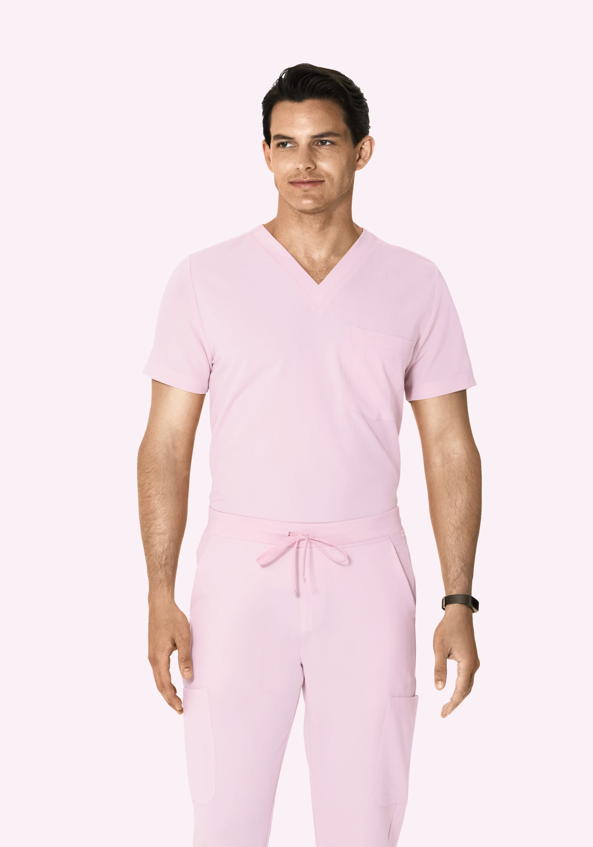 Two Pocket Top Misty Rose