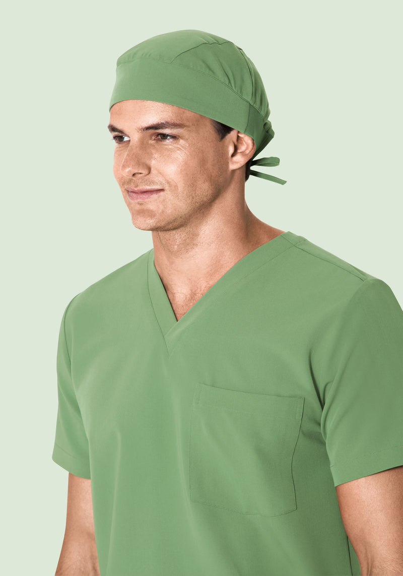 Contemporary Scrub Cap Hazel Green