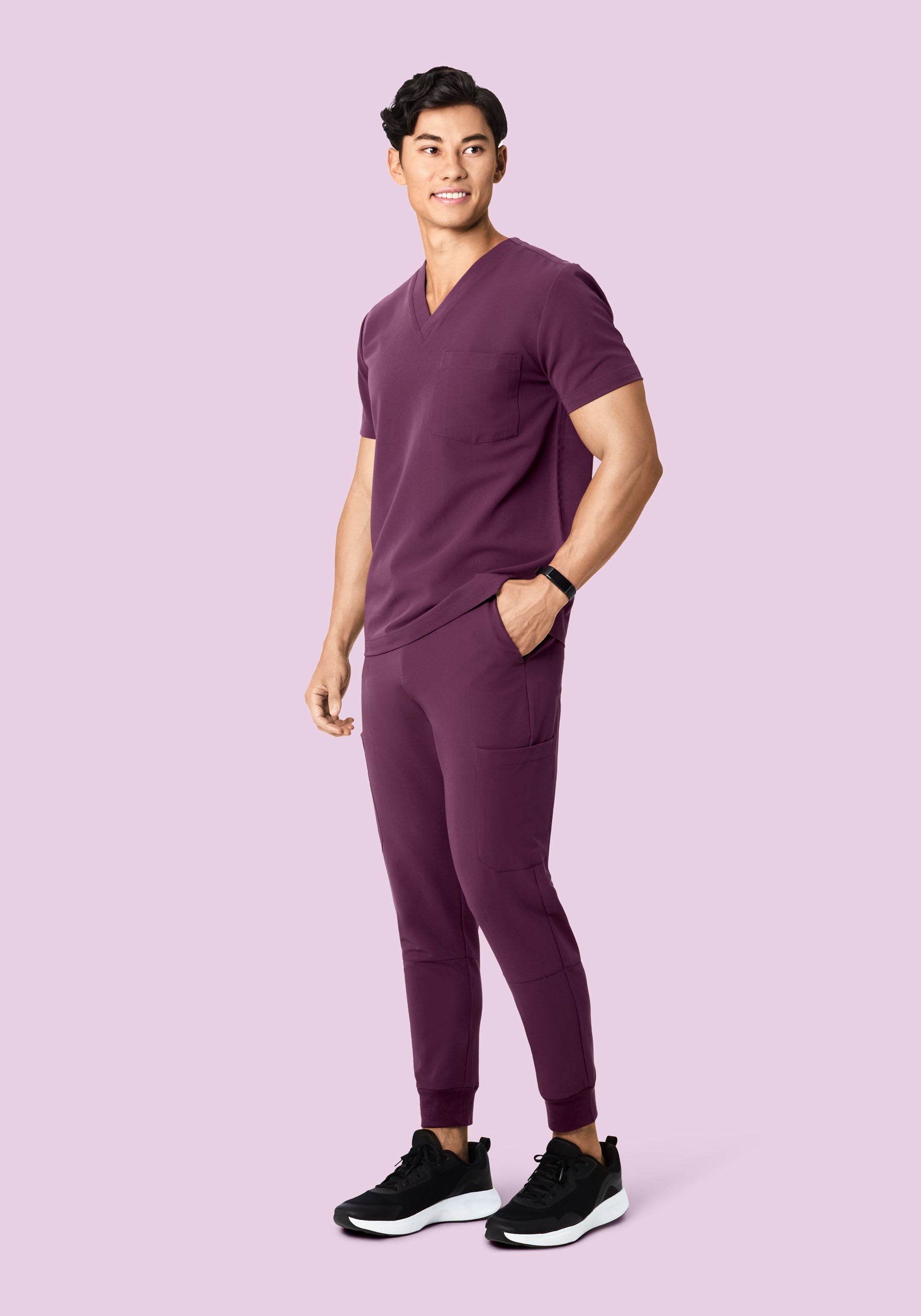 7 Pocket Joggers Bordeaux