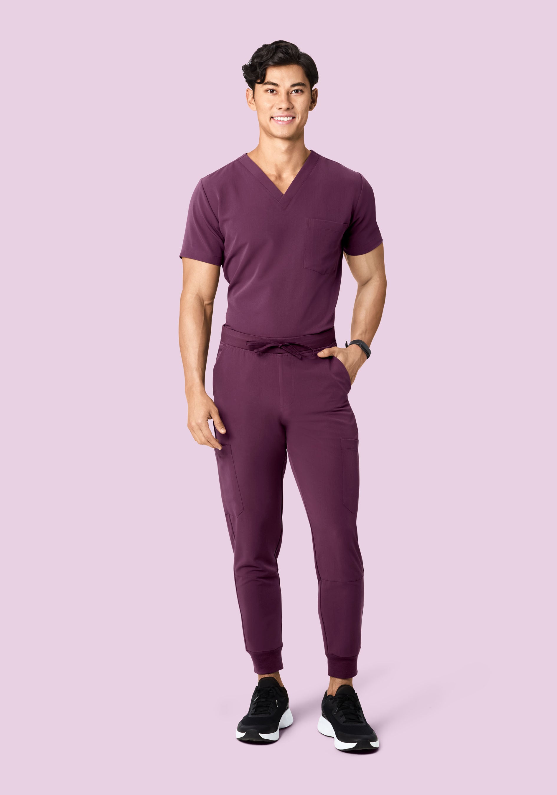 7 Pocket Joggers Bordeaux