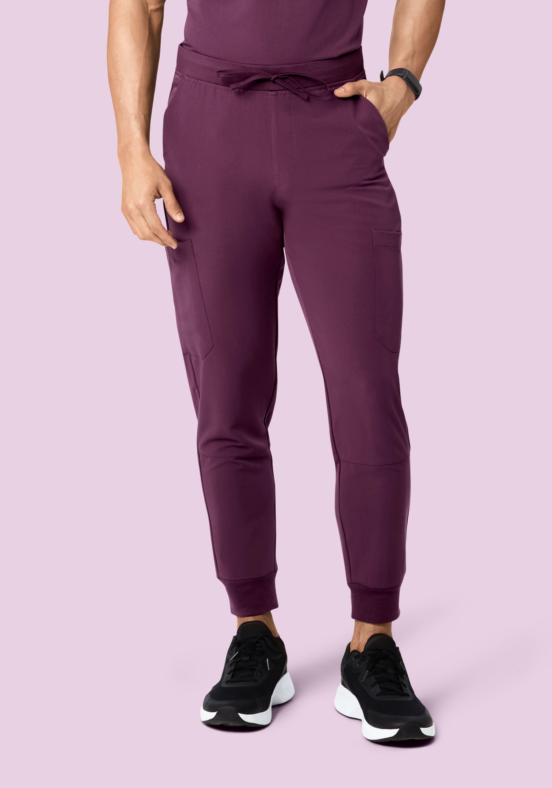7 Pocket Joggers Bordeaux