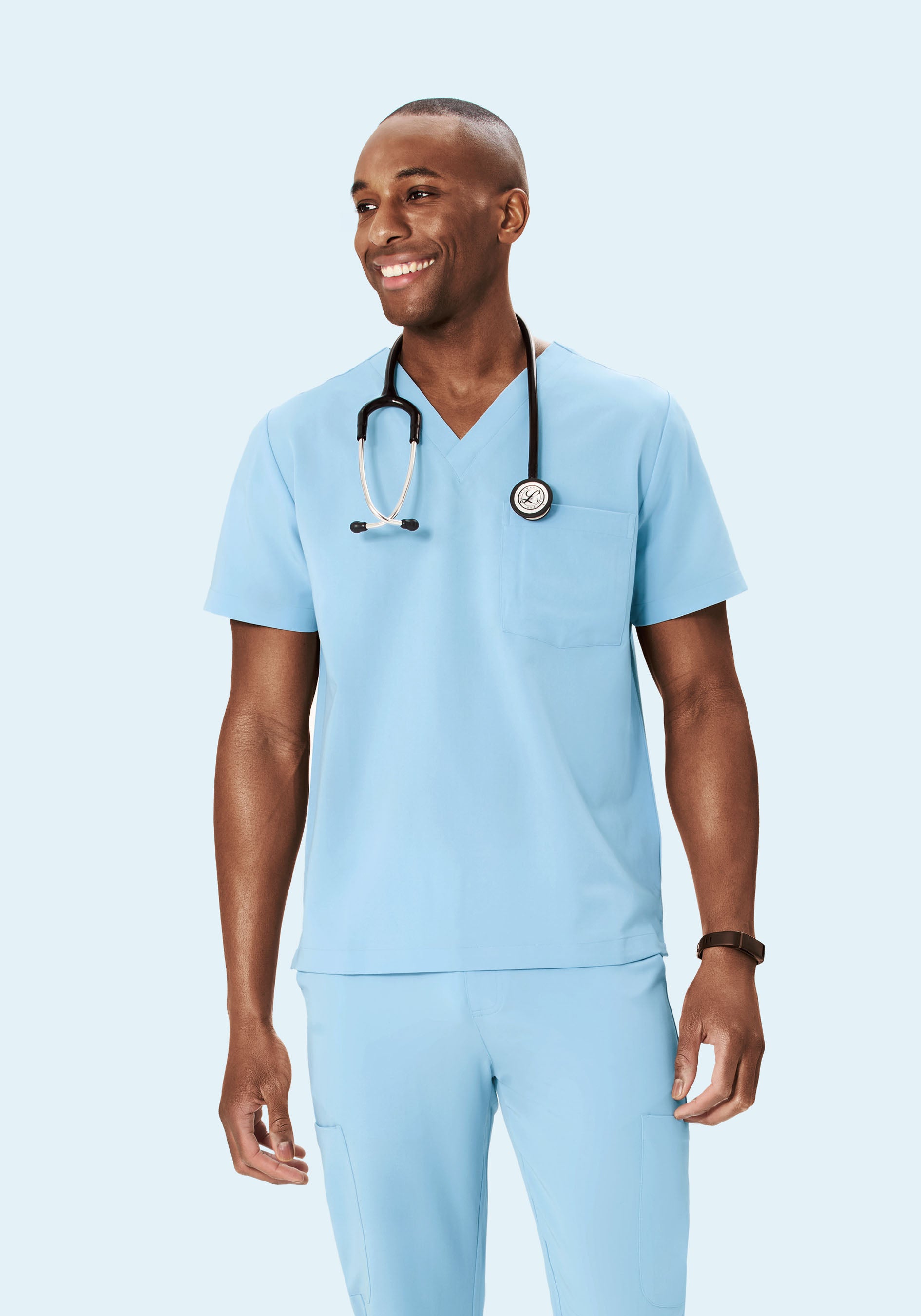 Two Pocket Top Nordic Blue