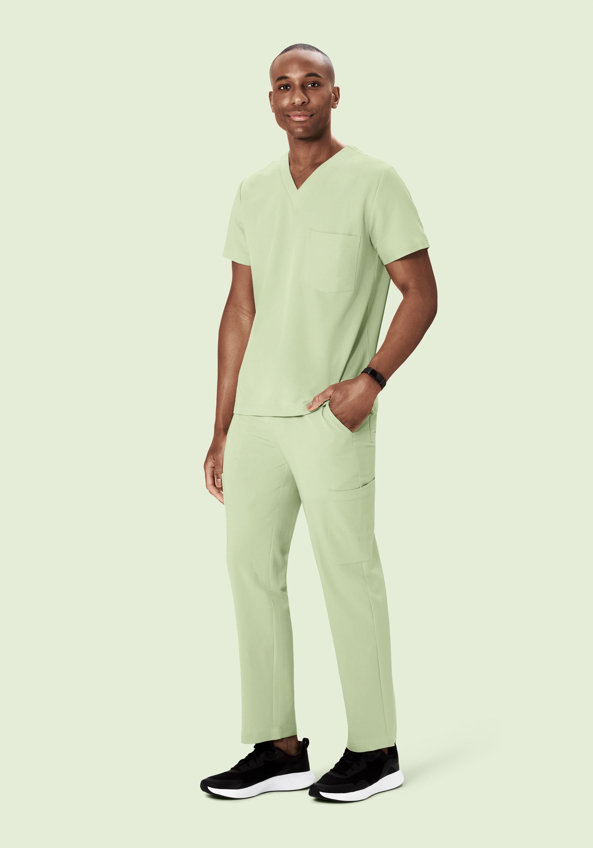 Two Pocket Top Matcha