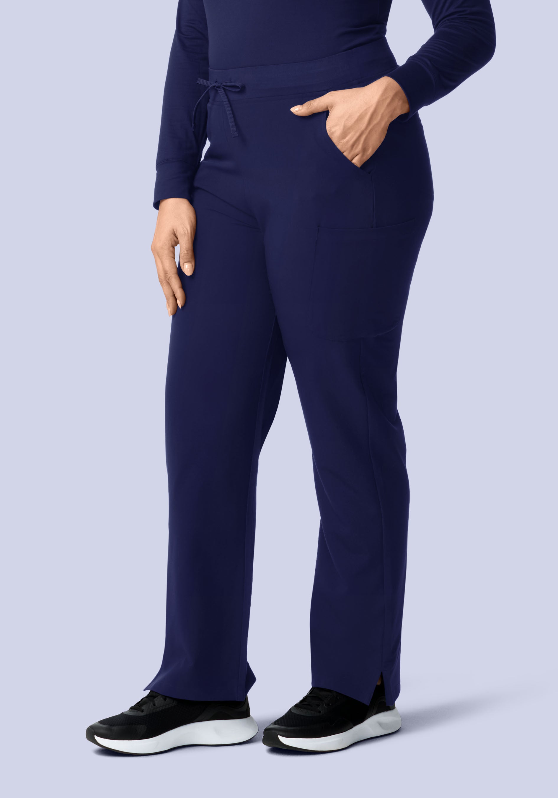 11 Pocket High Waisted Cargos Navy