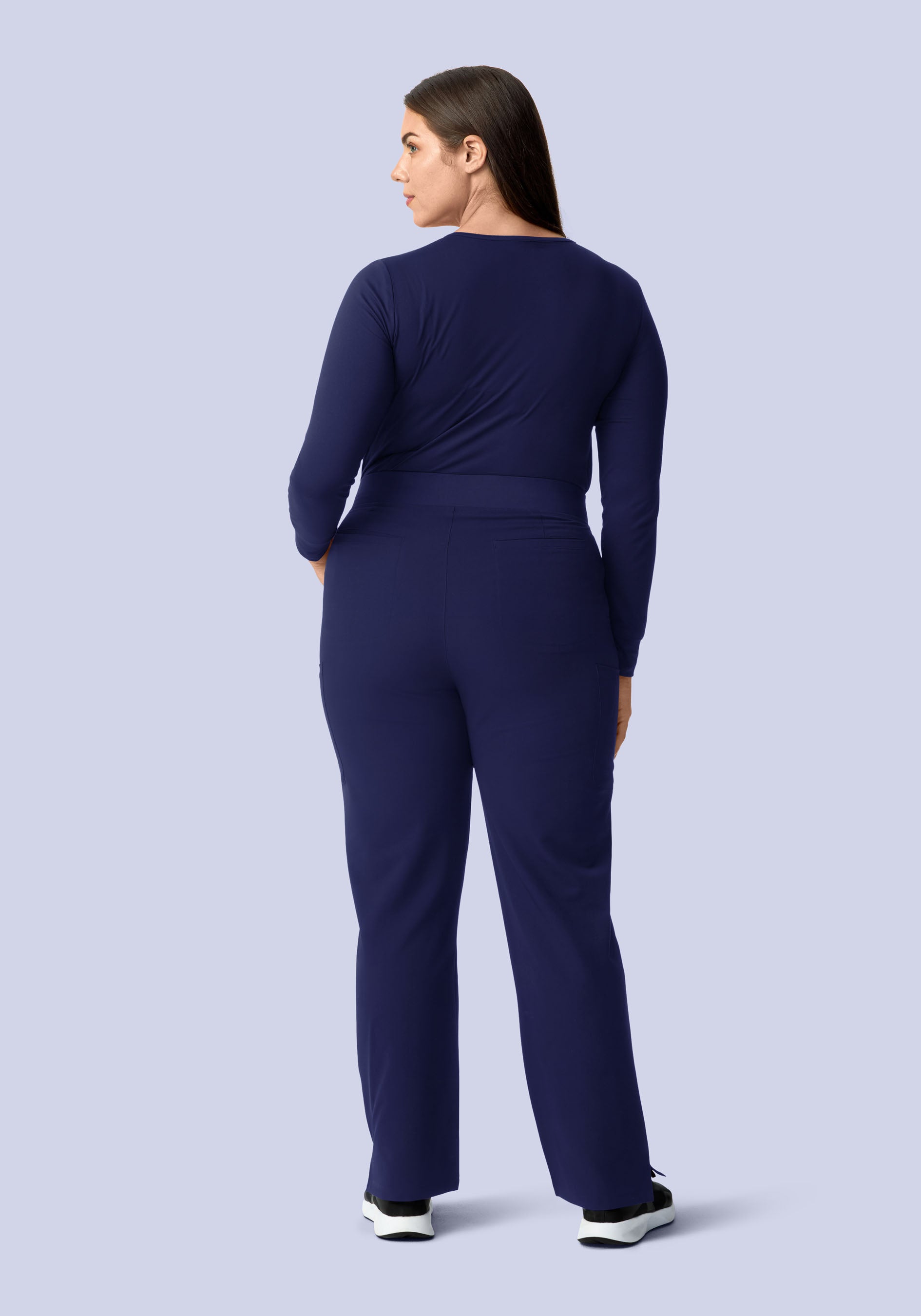 11 Pocket High Waisted Cargos Navy