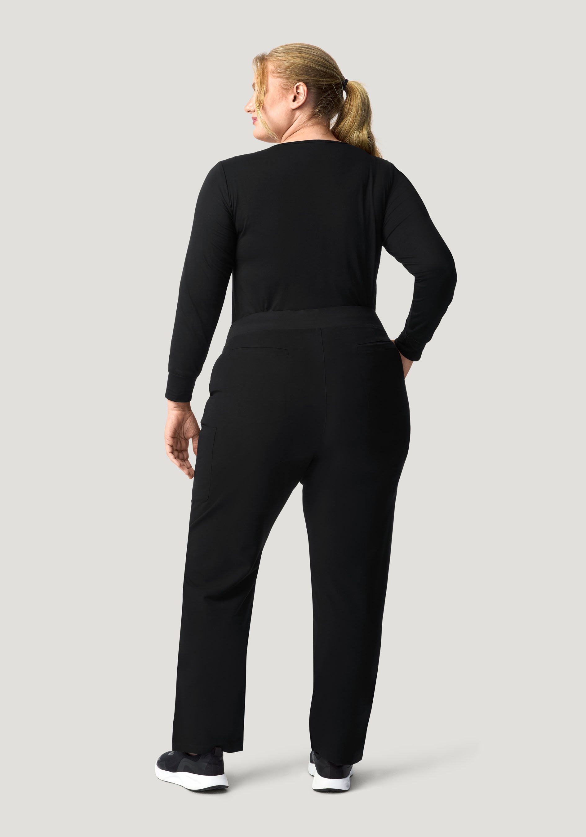 11 Pocket High Waisted Cargos Black