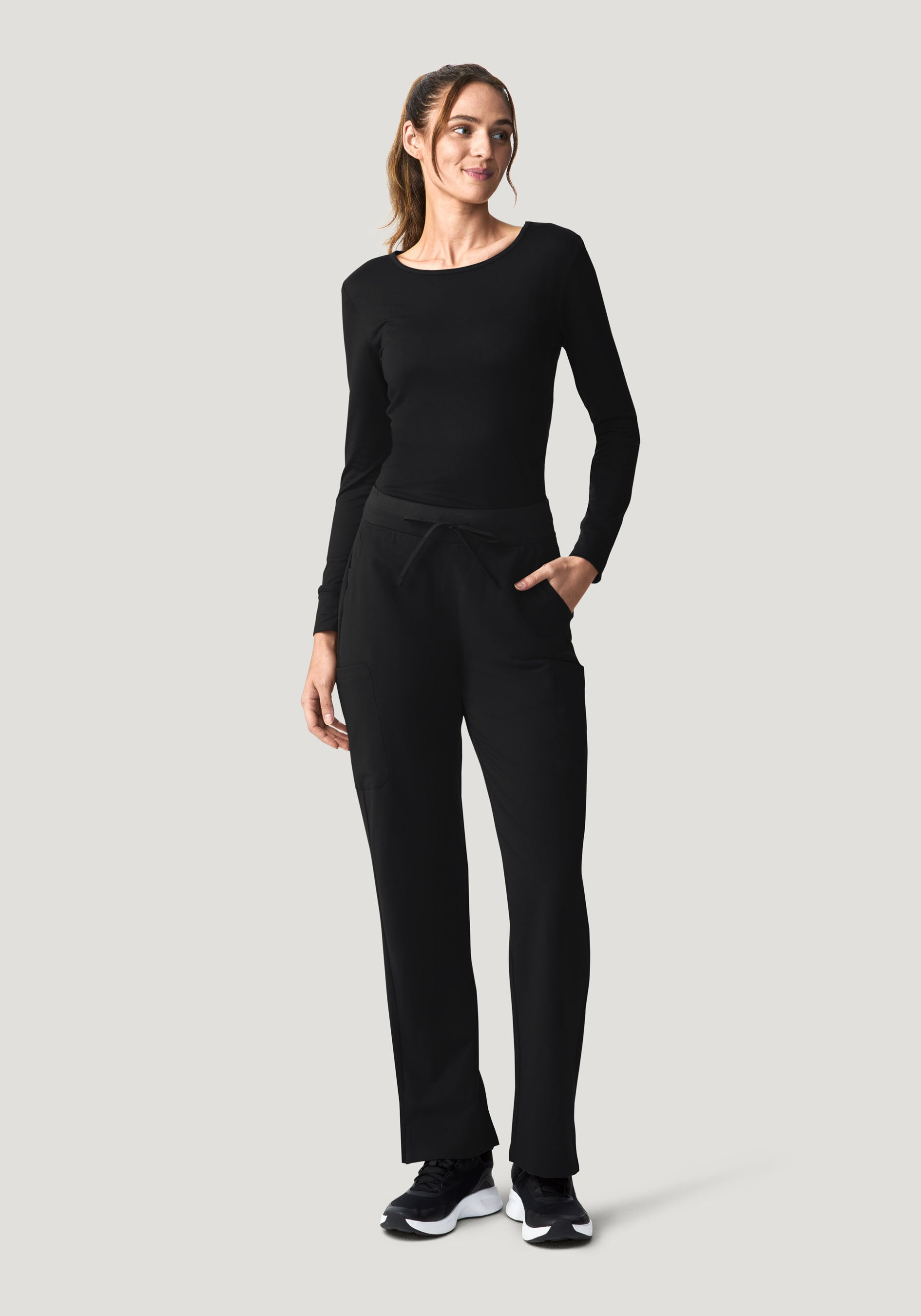 11 Pocket High Waisted Cargos Black