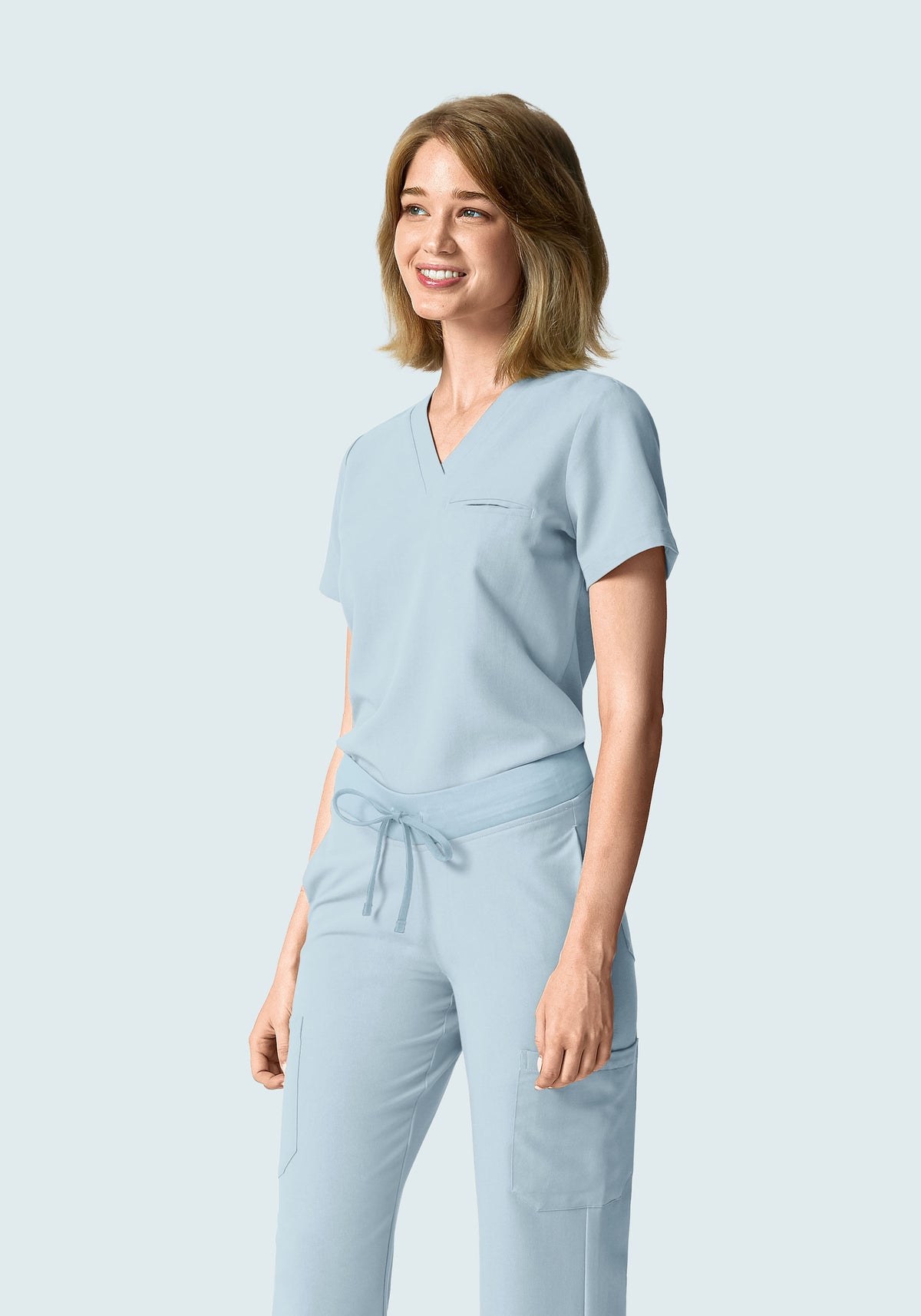 One Pocket Top Powder Blue