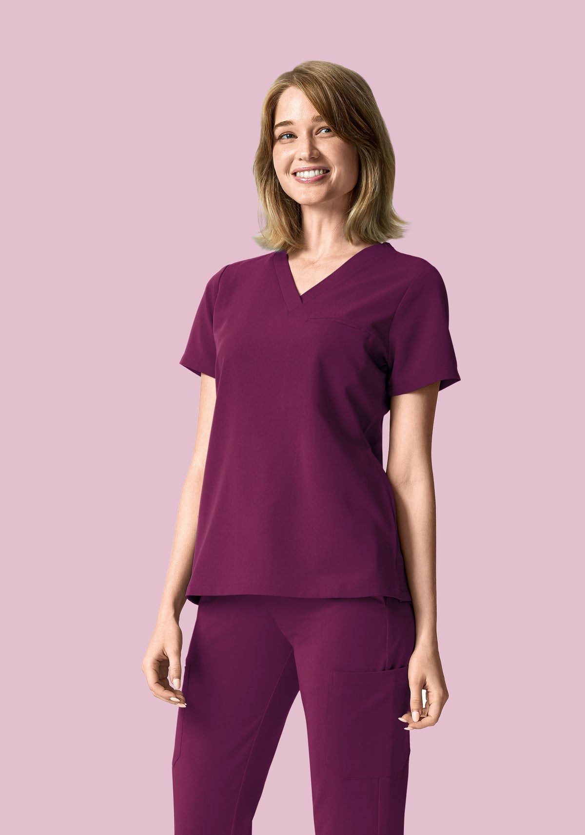 One Pocket Top Plum