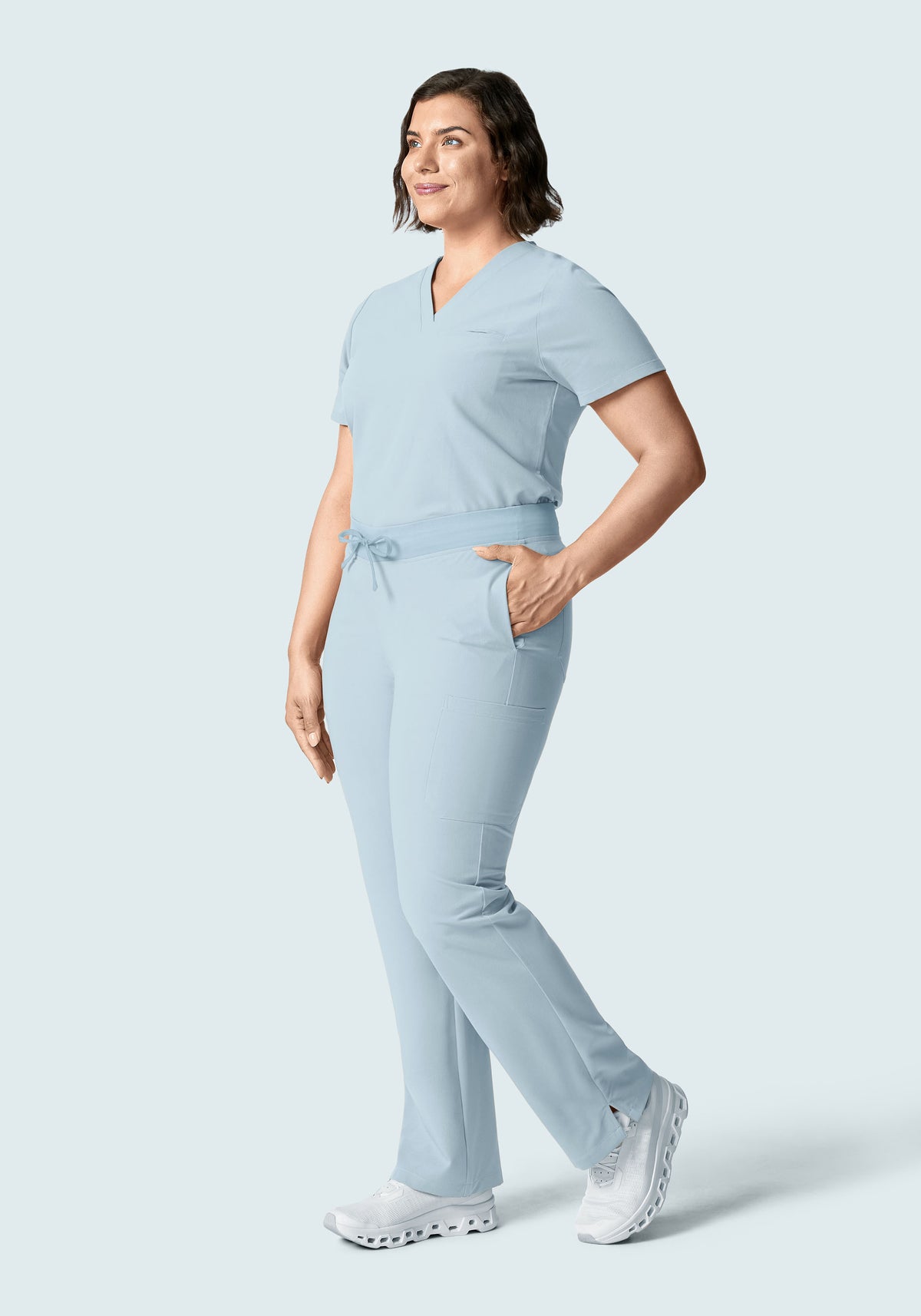 9 Pocket Cargo Pants Powder Blue