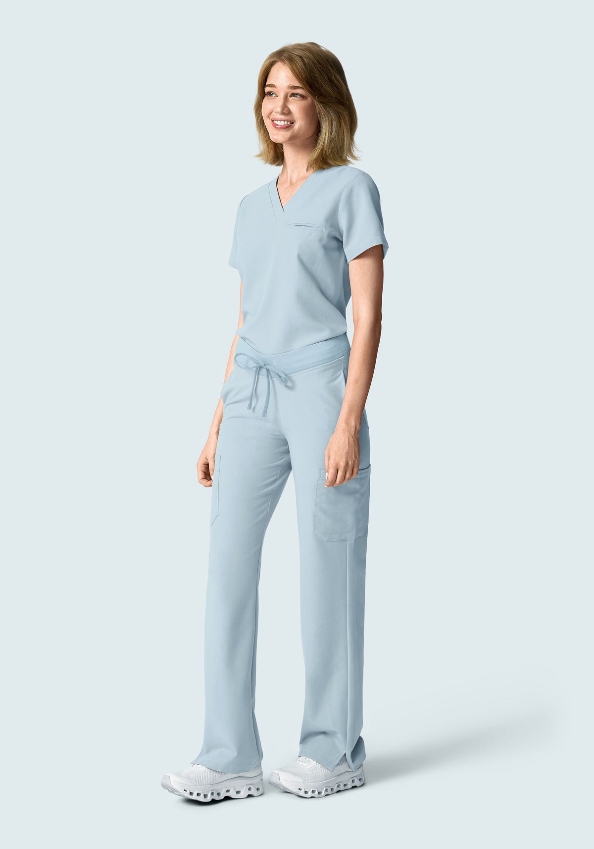 9 Pocket Cargo Pants Powder Blue