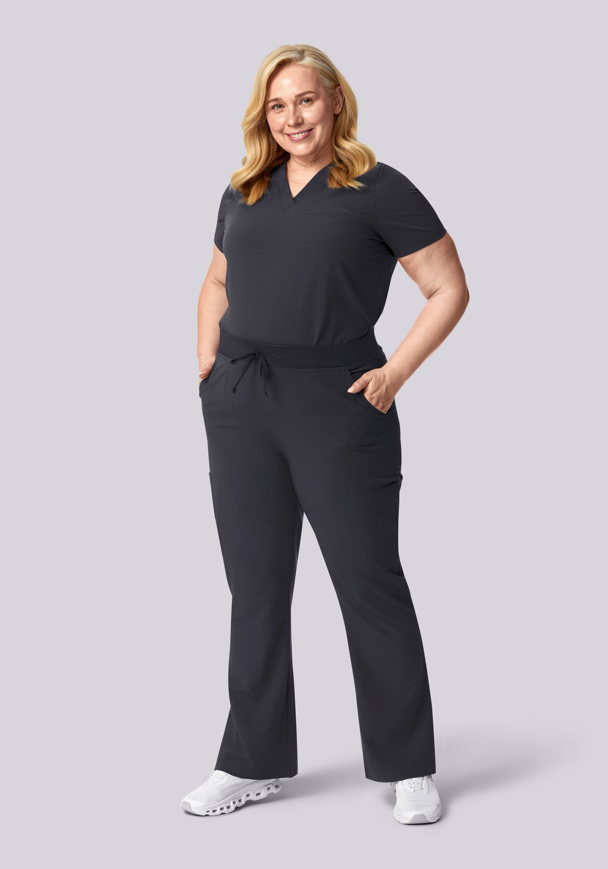 High Waisted Flares Pewter