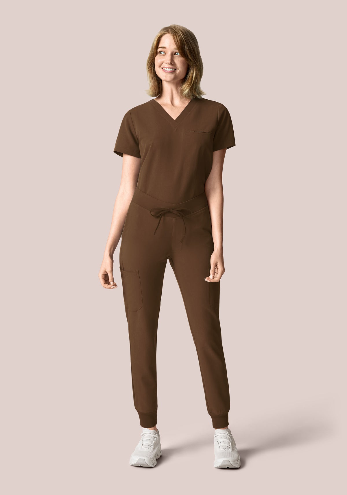 9 Pocket Joggers Chocolate Brown