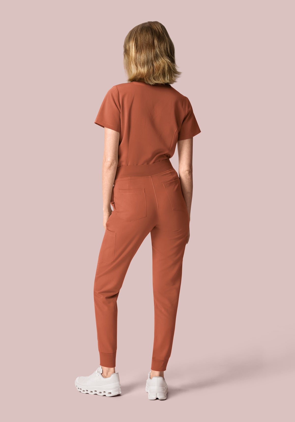 9 Pocket Joggers Chestnut