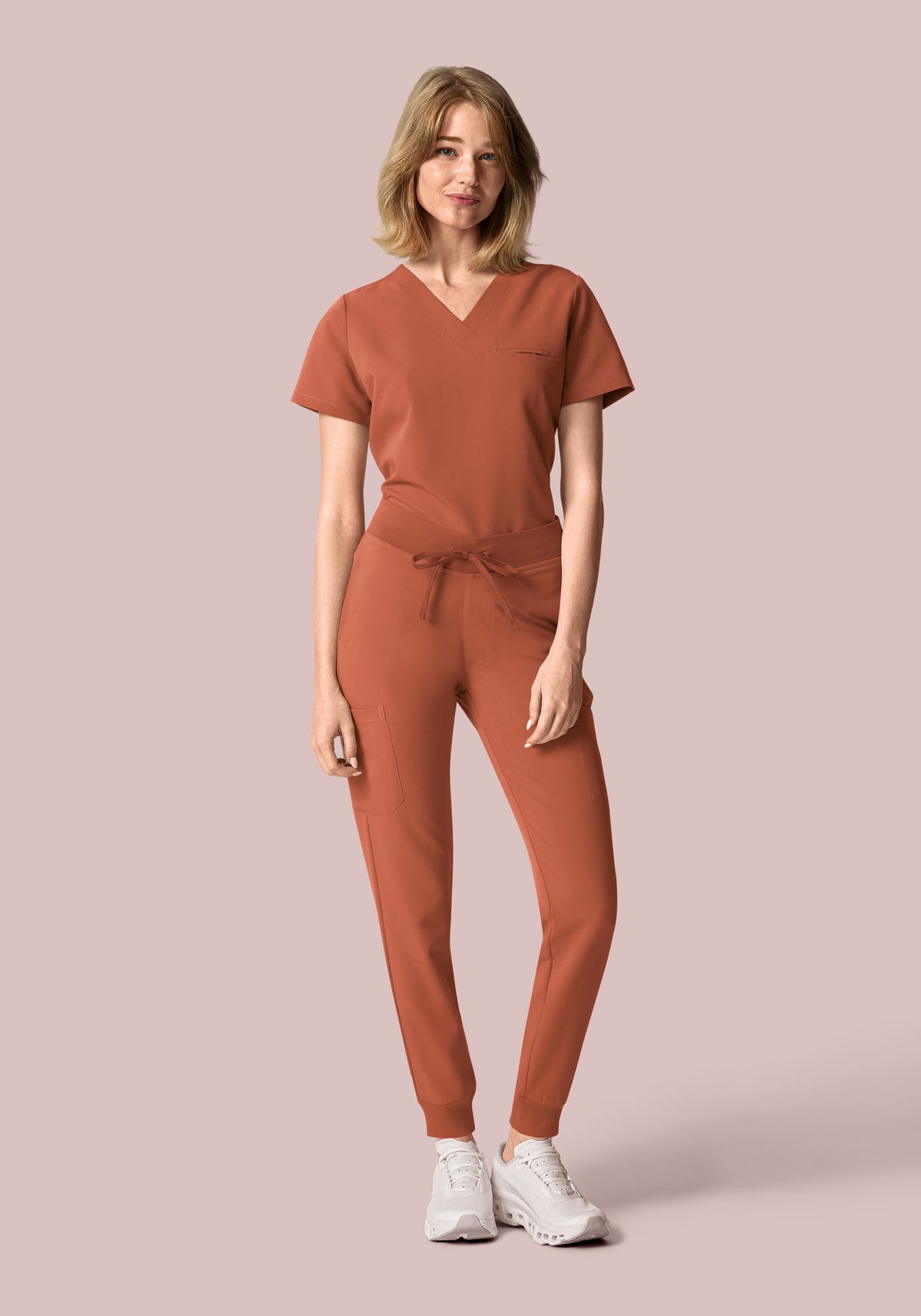9 Pocket Joggers Chestnut