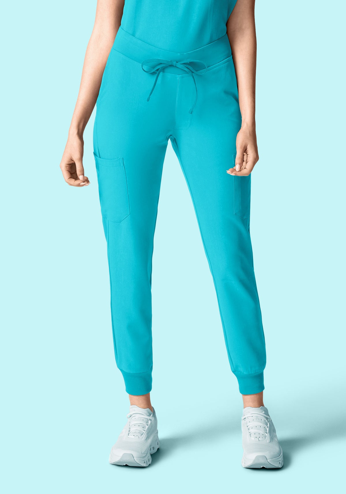 9 Pocket Joggers Teal