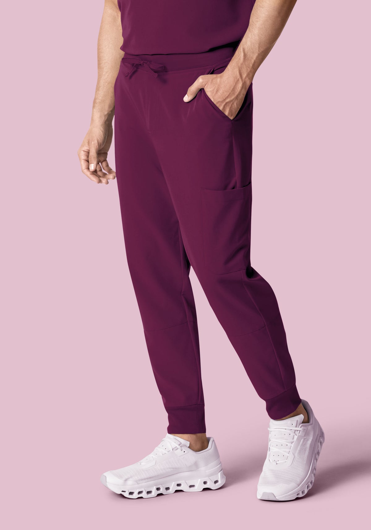 7 Pocket Joggers Plum