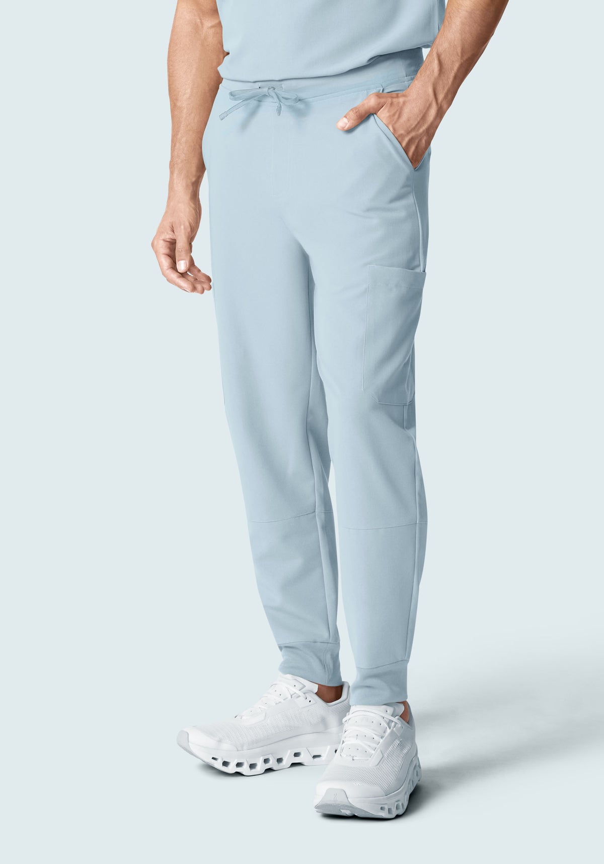 7 Pocket Joggers Powder Blue
