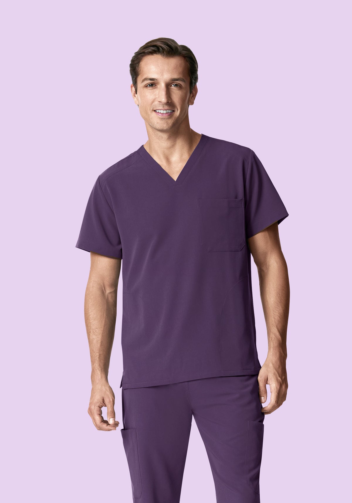 Three Pocket Top Dewberry