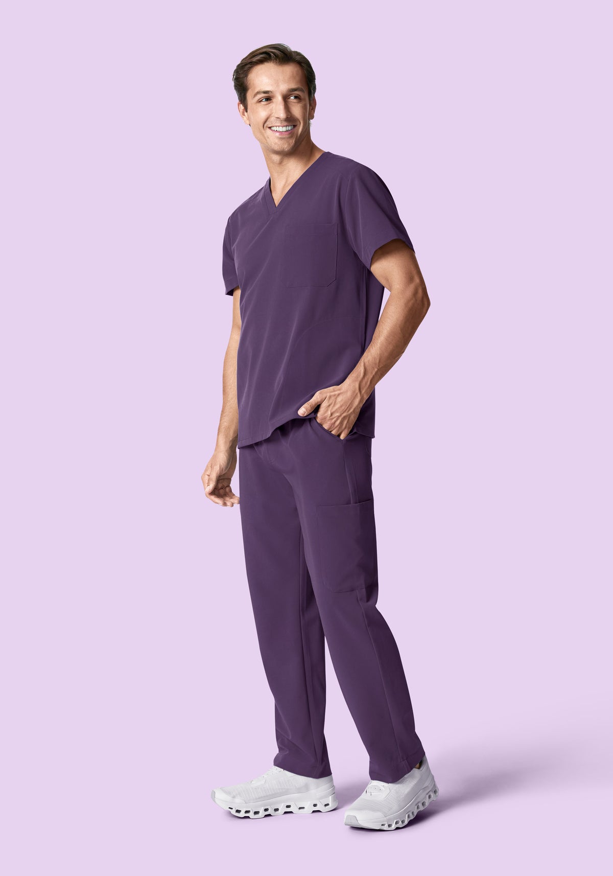 Three Pocket Top Dewberry