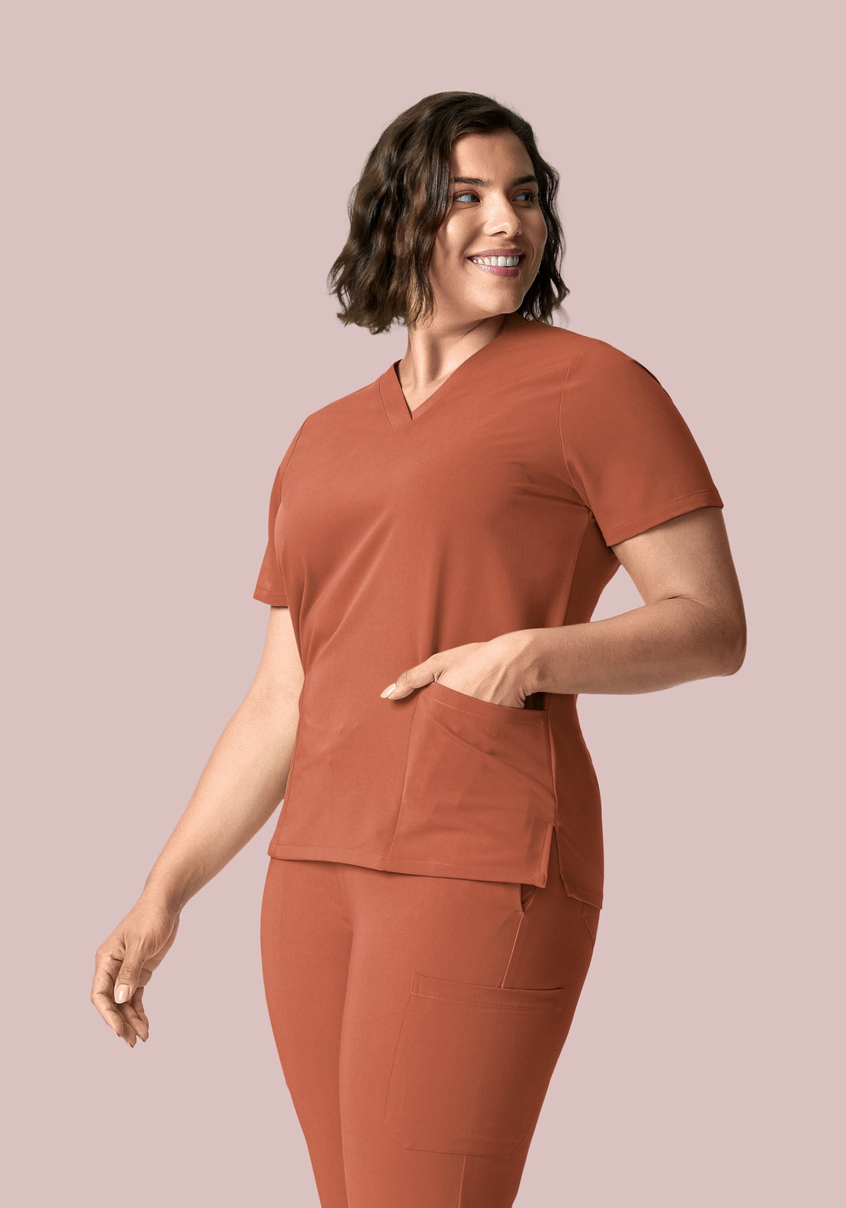 6 Pocket Top Chestnut