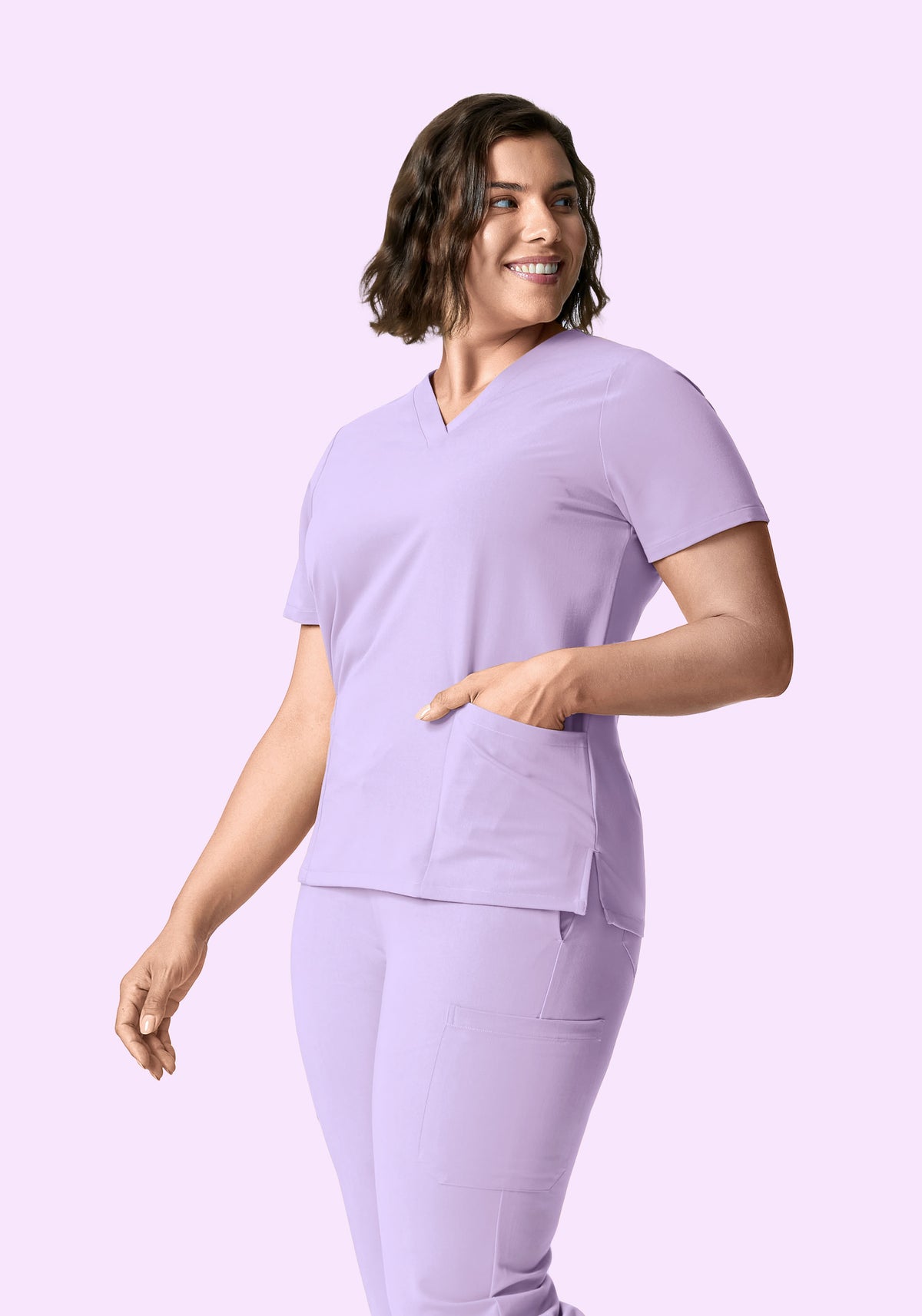 6 Pocket Top Cool Lavender