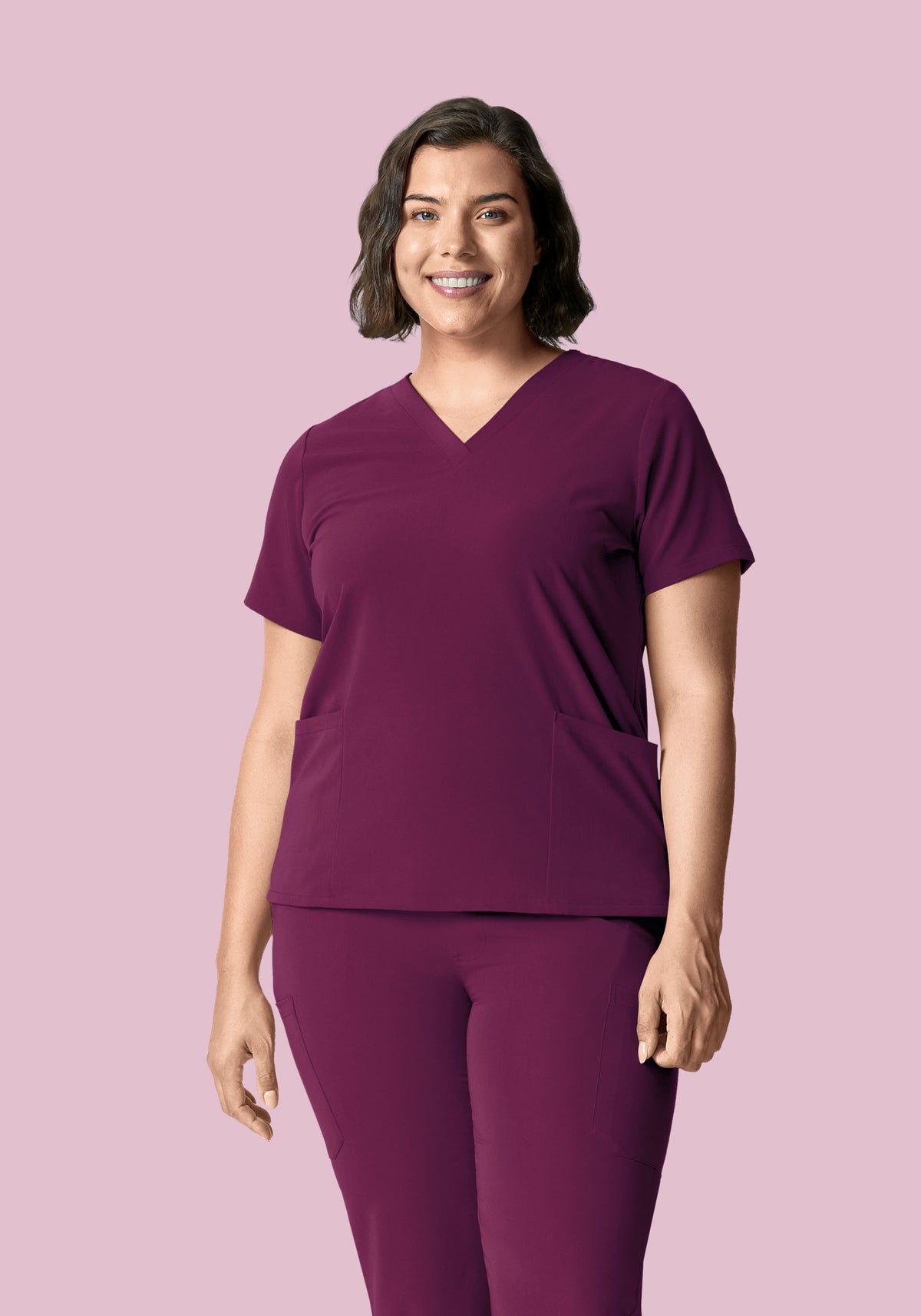 6 Pocket Top Plum