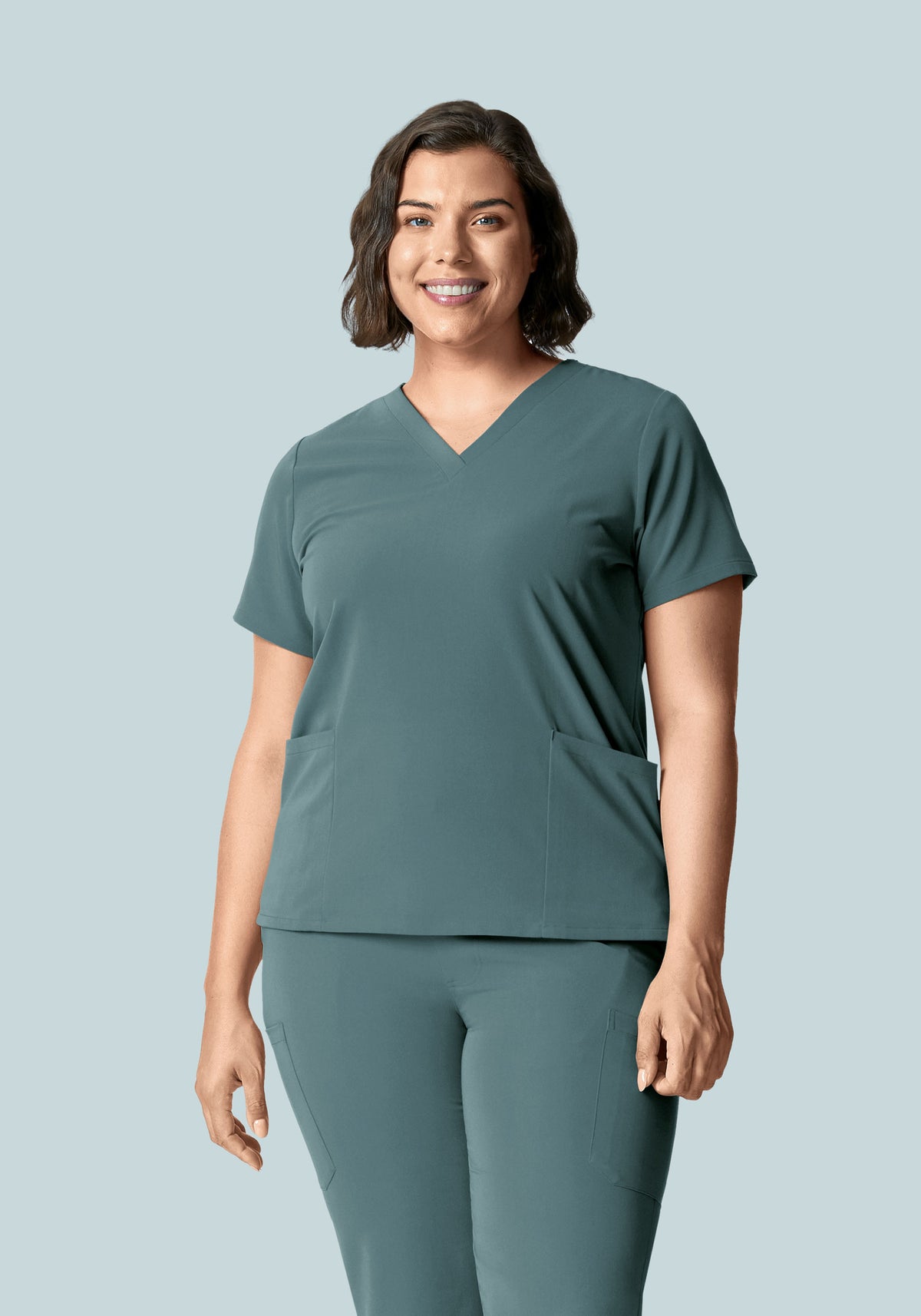 6 Pocket Top Stormy Sky