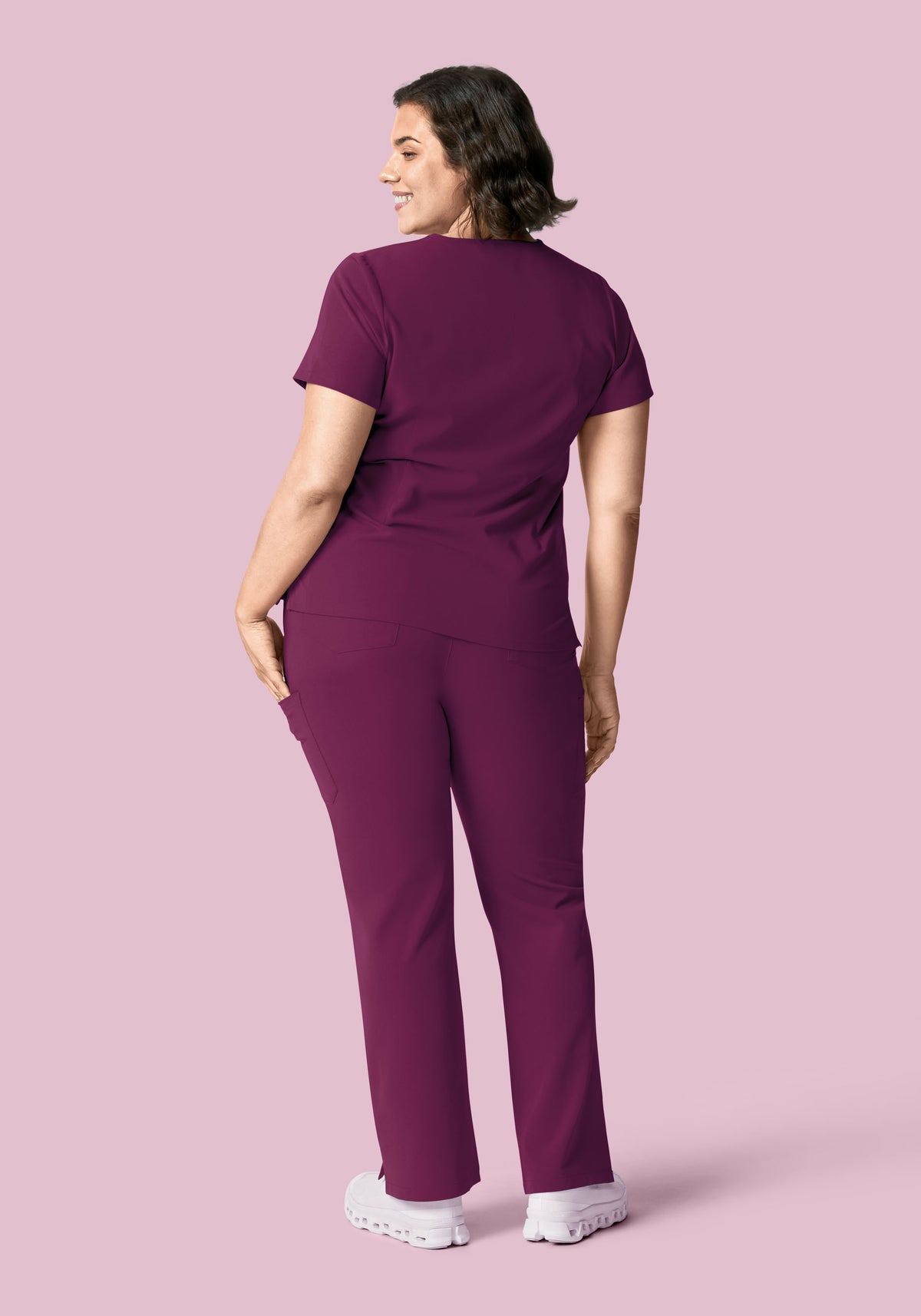 6 Pocket Top Plum