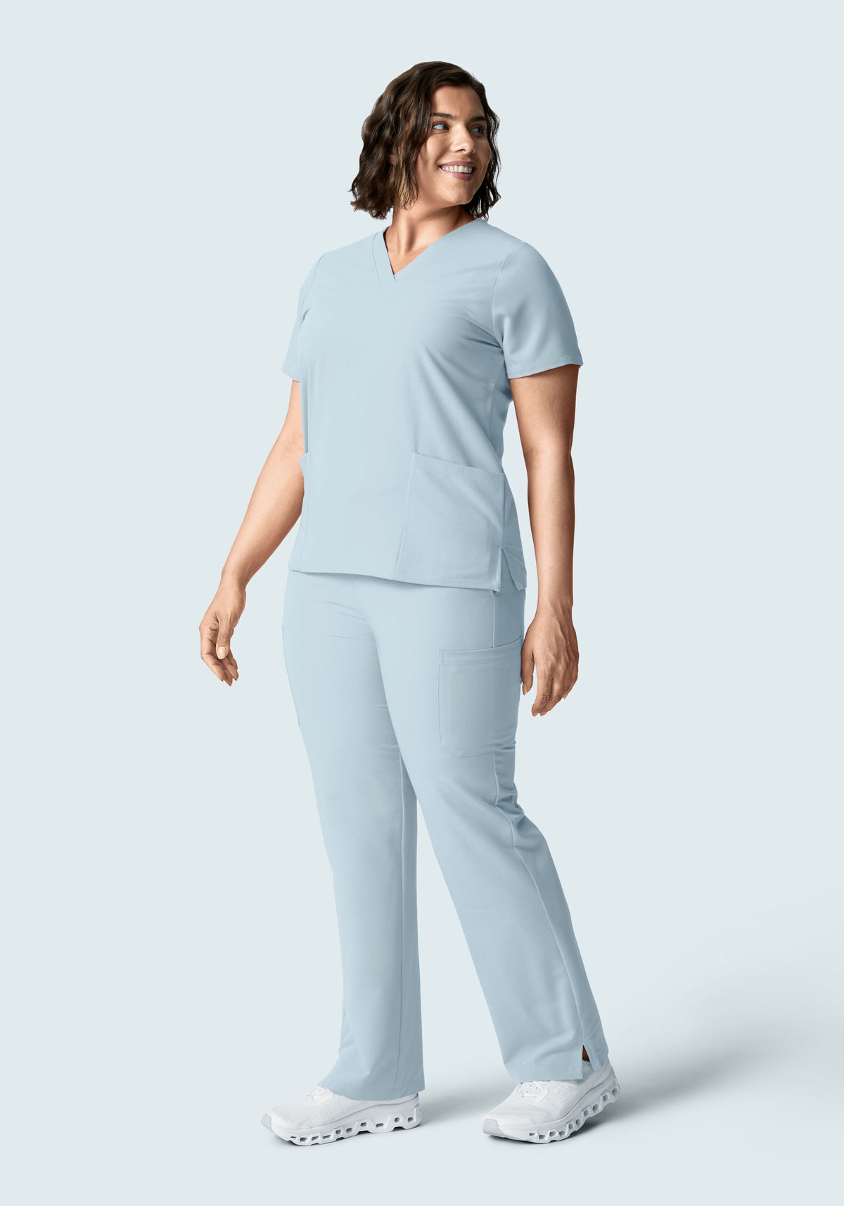 6 Pocket Top Powder Blue