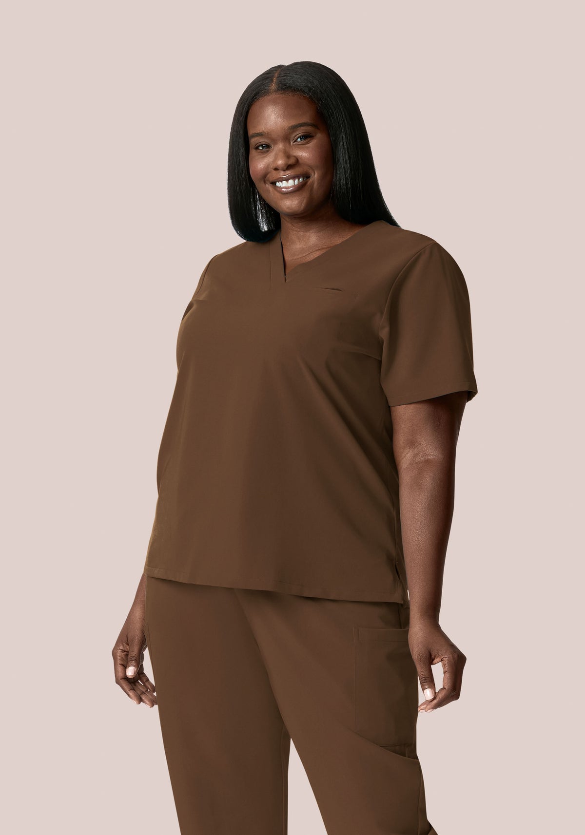 One Pocket Top Chocolate Brown