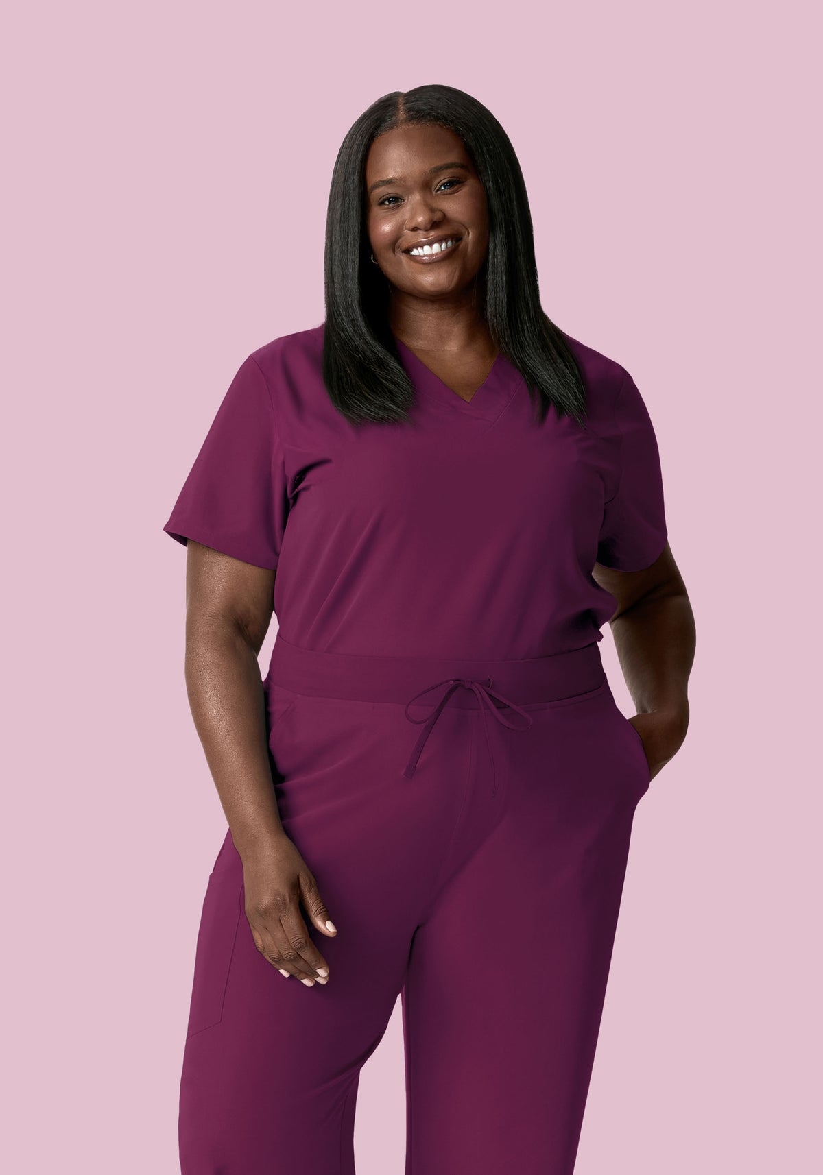 One Pocket Top Plum
