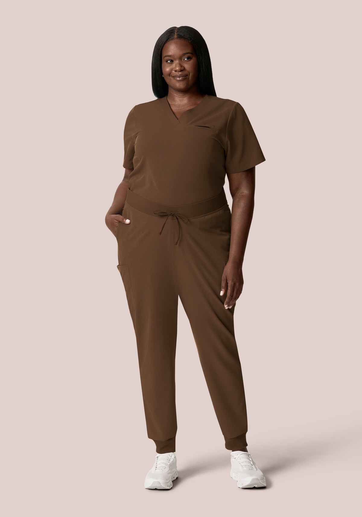 9 Pocket Joggers Chocolate Brown