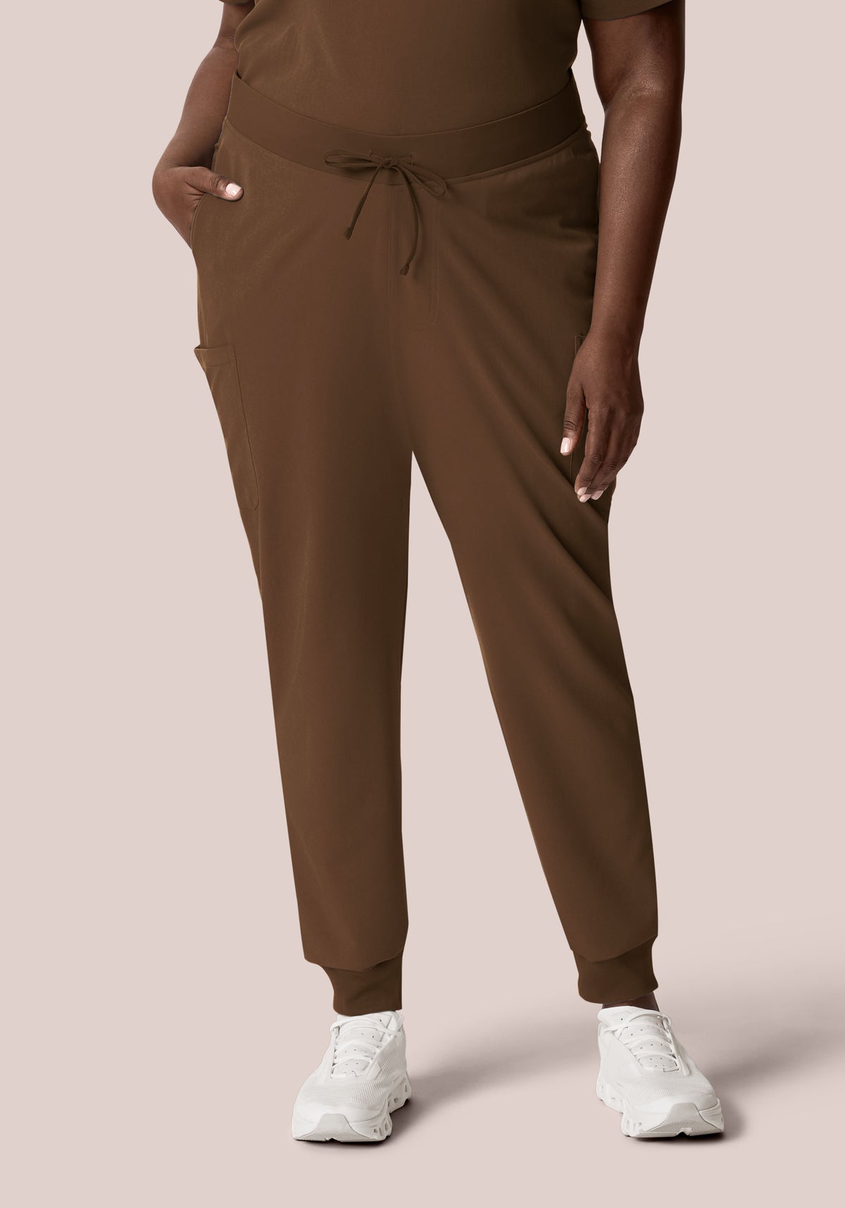 9 Pocket Joggers Chocolate Brown