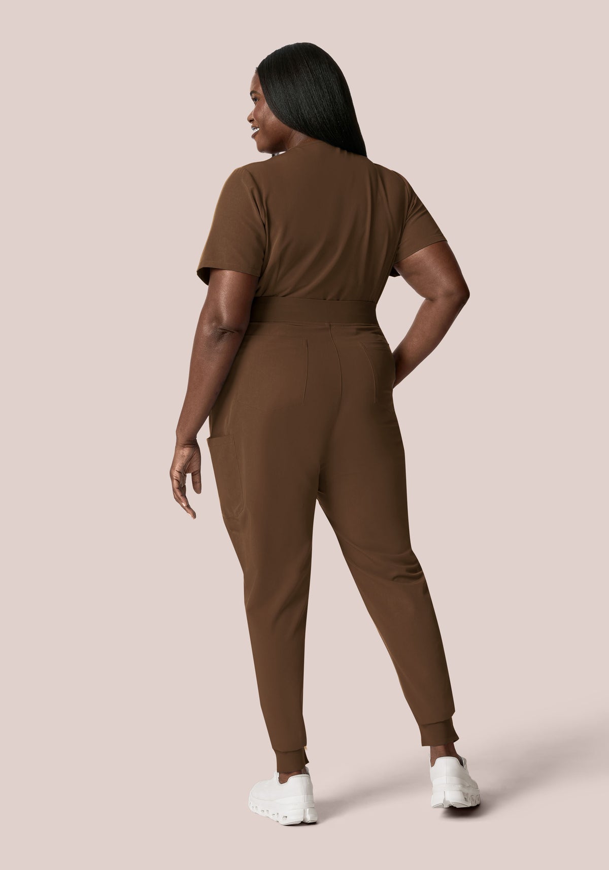 9 Pocket Joggers Chocolate Brown