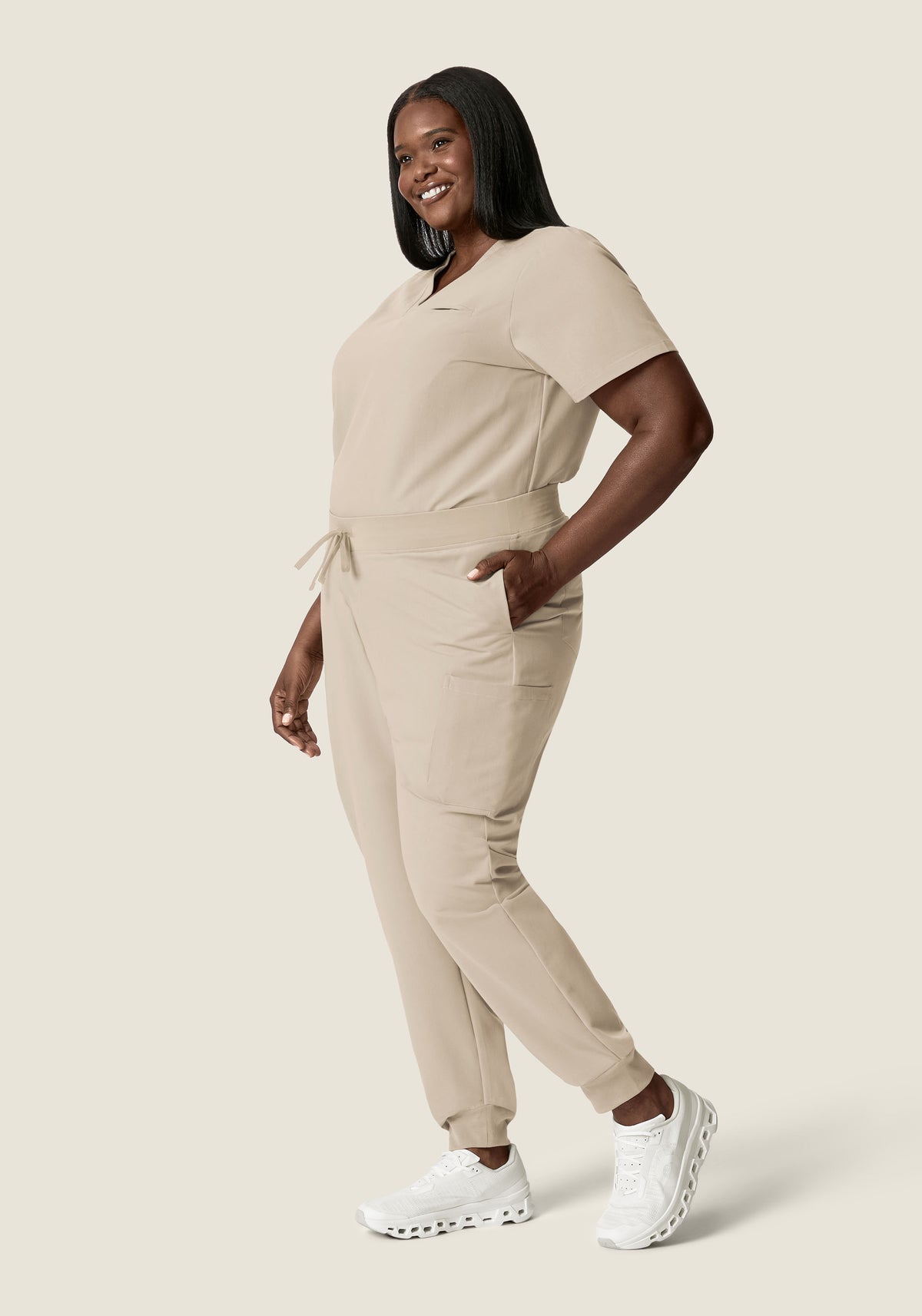 9 Pocket Joggers Khaki