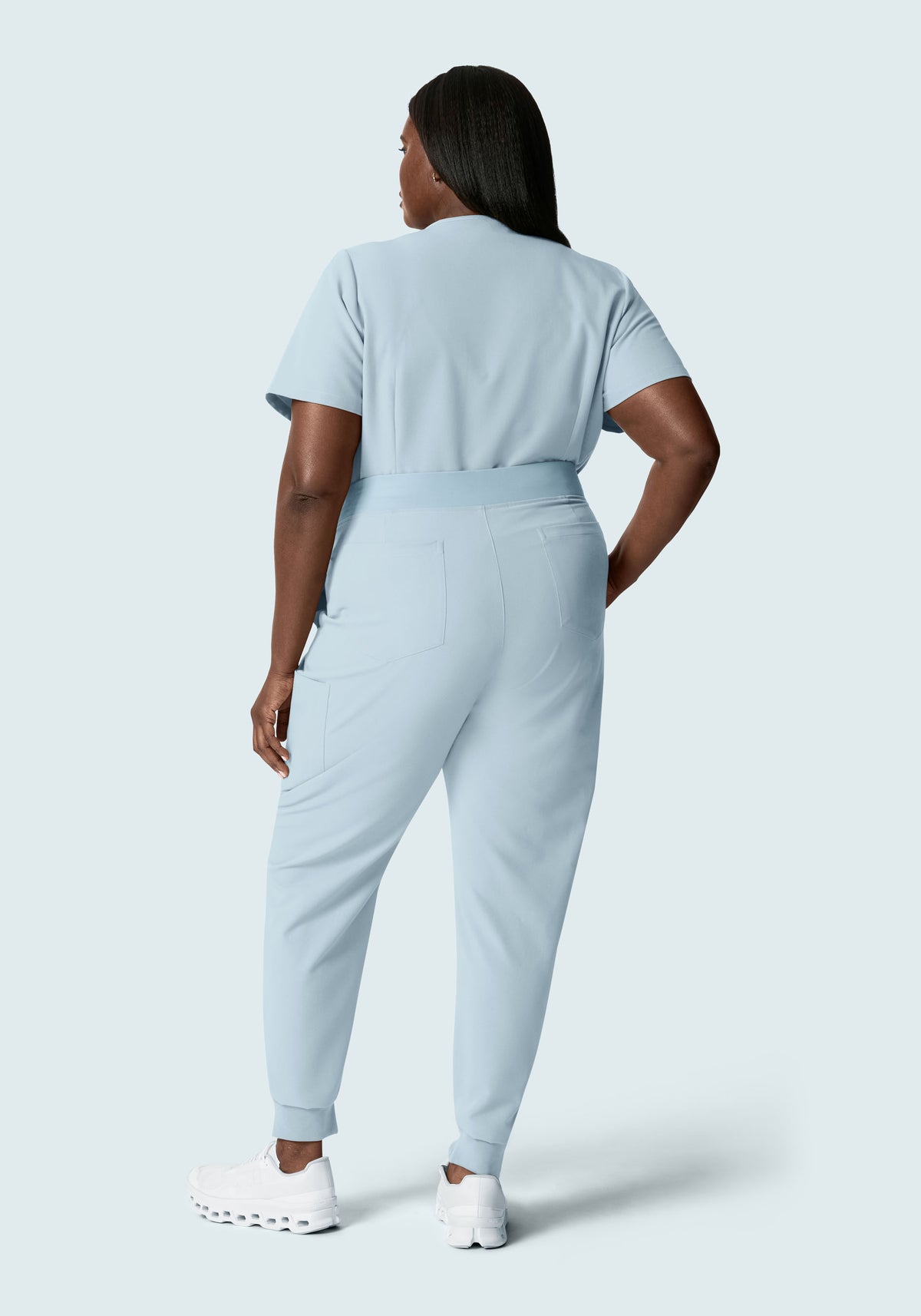9 Pocket Joggers Powder Blue