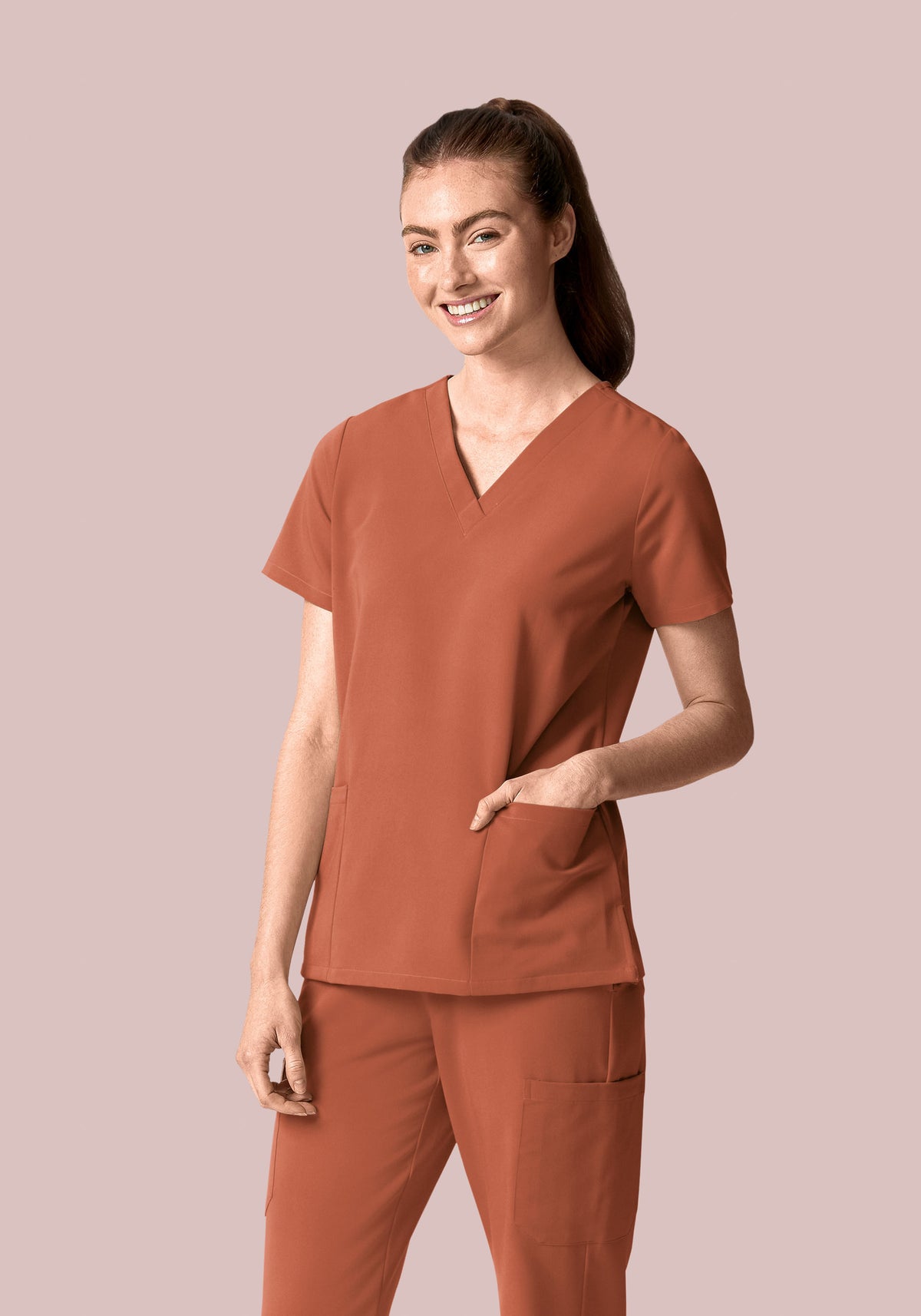 6 Pocket Top Chestnut