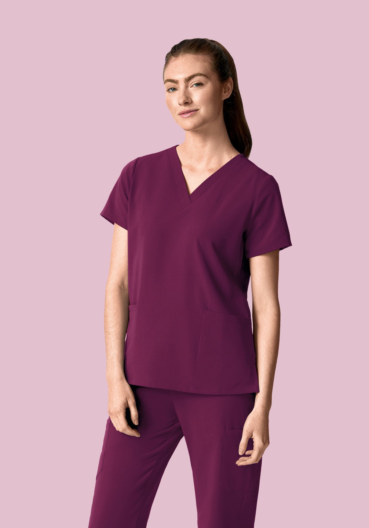 6 Pocket Top Plum