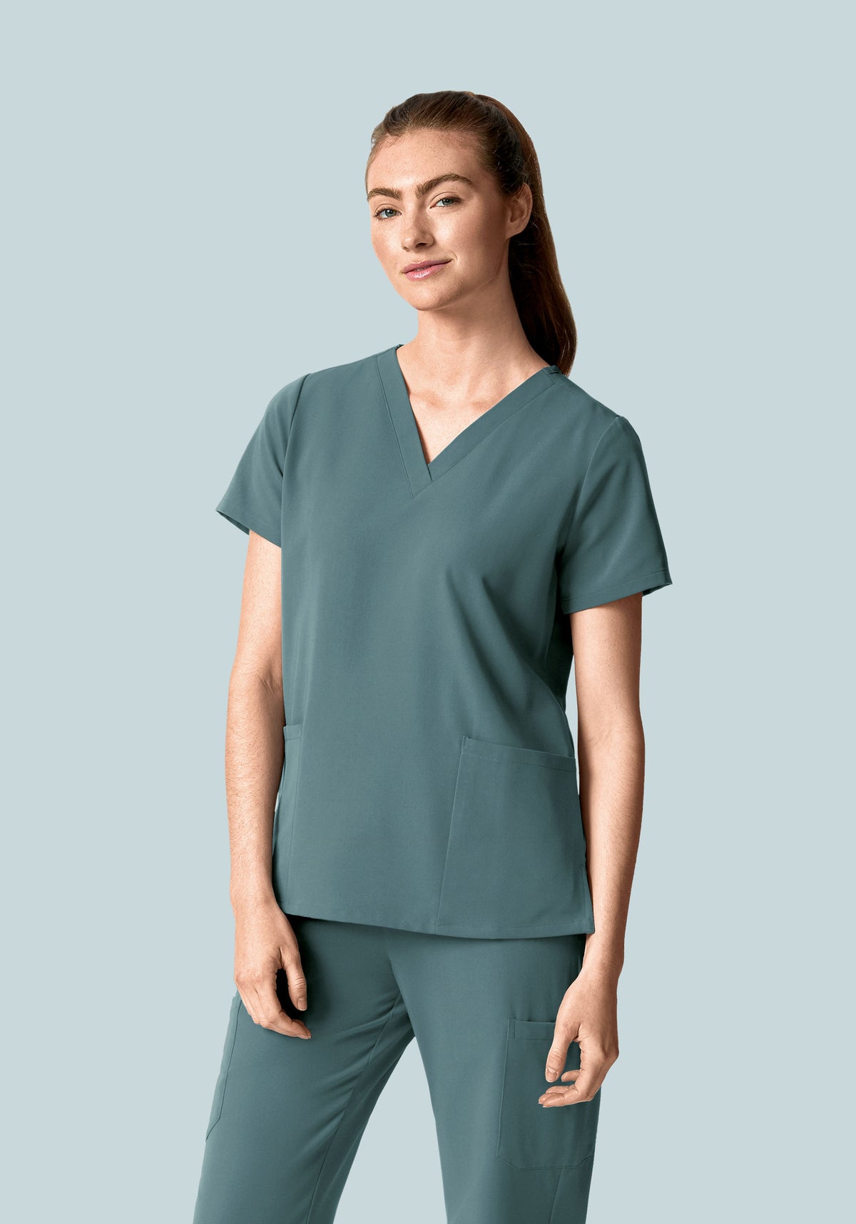 6 Pocket Top Stormy Sky