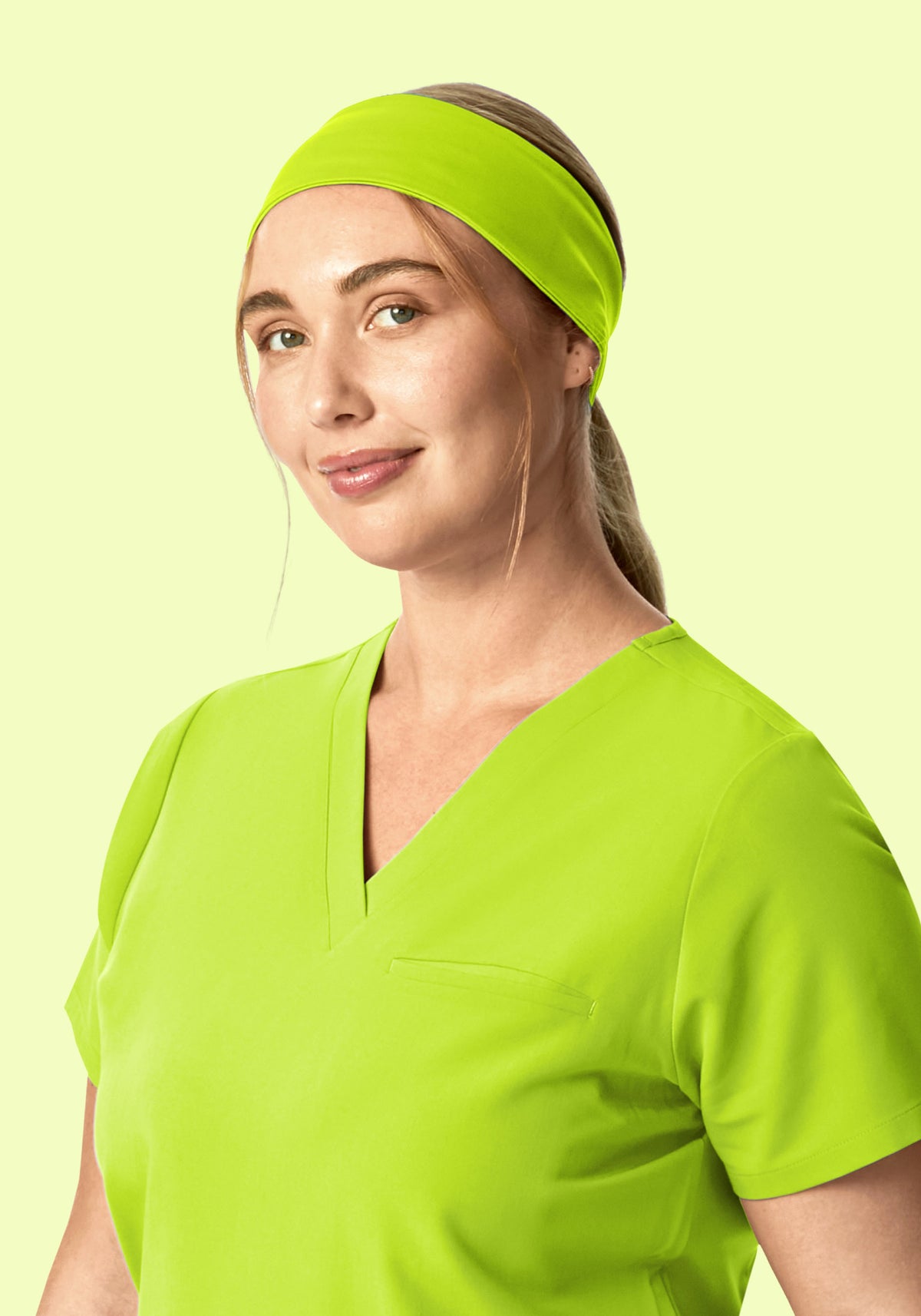 Non-Slip Headband Apple Green