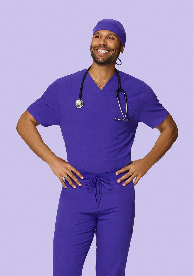 Contemporary Scrub Cap True Grape